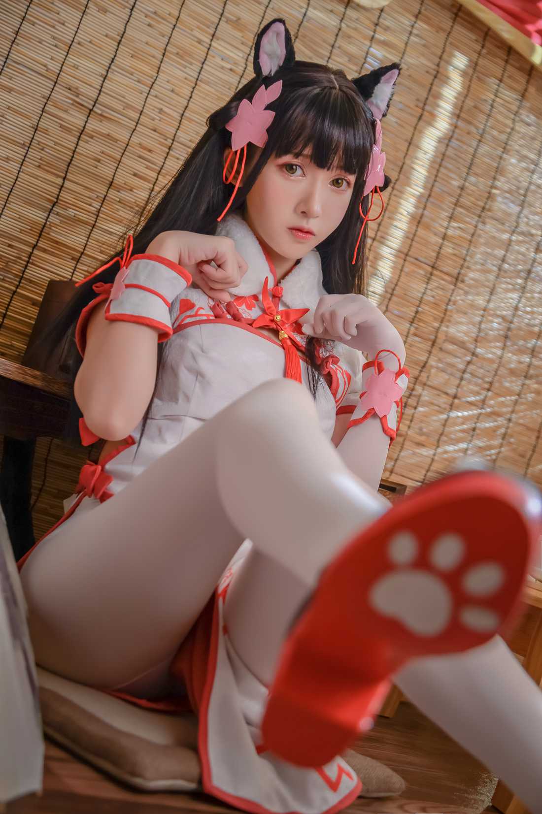 图片[2]-网红Coser@鳗鱼霏儿 碧蓝华裳 夕暮 在线浏览-萌味圈