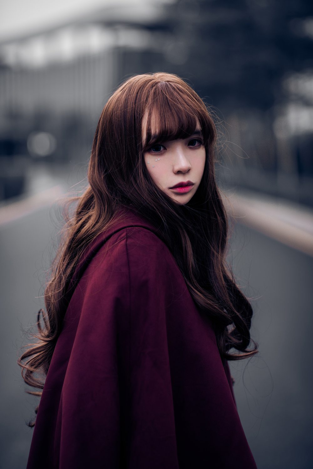 图片[2]-网红Coser@疯猫ss 红色披风 在线浏览-萌味圈