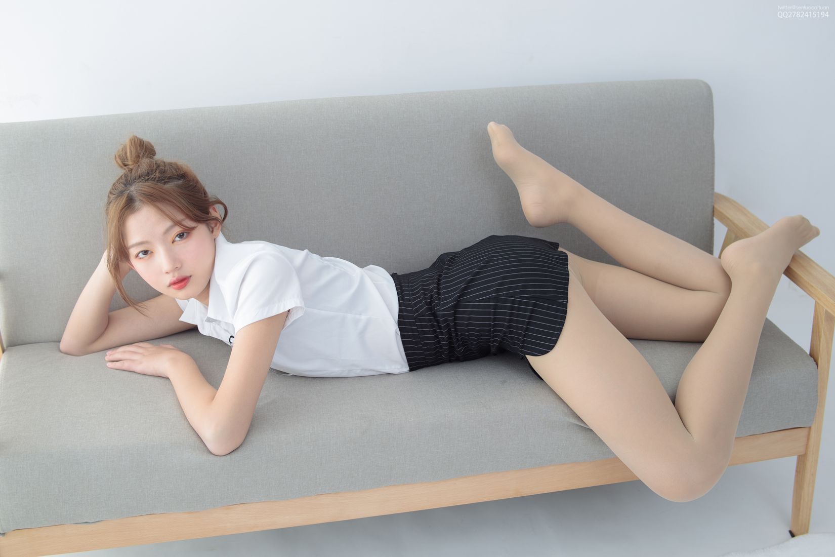 图片[2]-[森萝财团写真] JKFUN-037《OL一定要搭配眼镜》50D肉丝 在线浏览-萌味圈