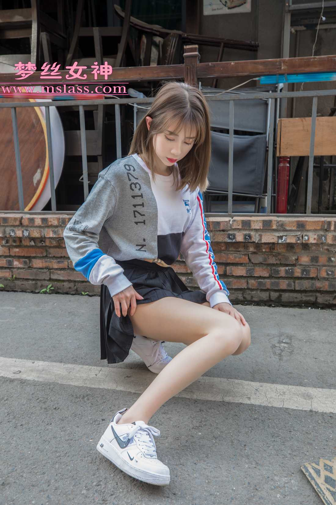 图片[2]-[MSLASS梦丝女神] 2019.05.04 笔直细腿 苏沐 在线浏览-萌味圈