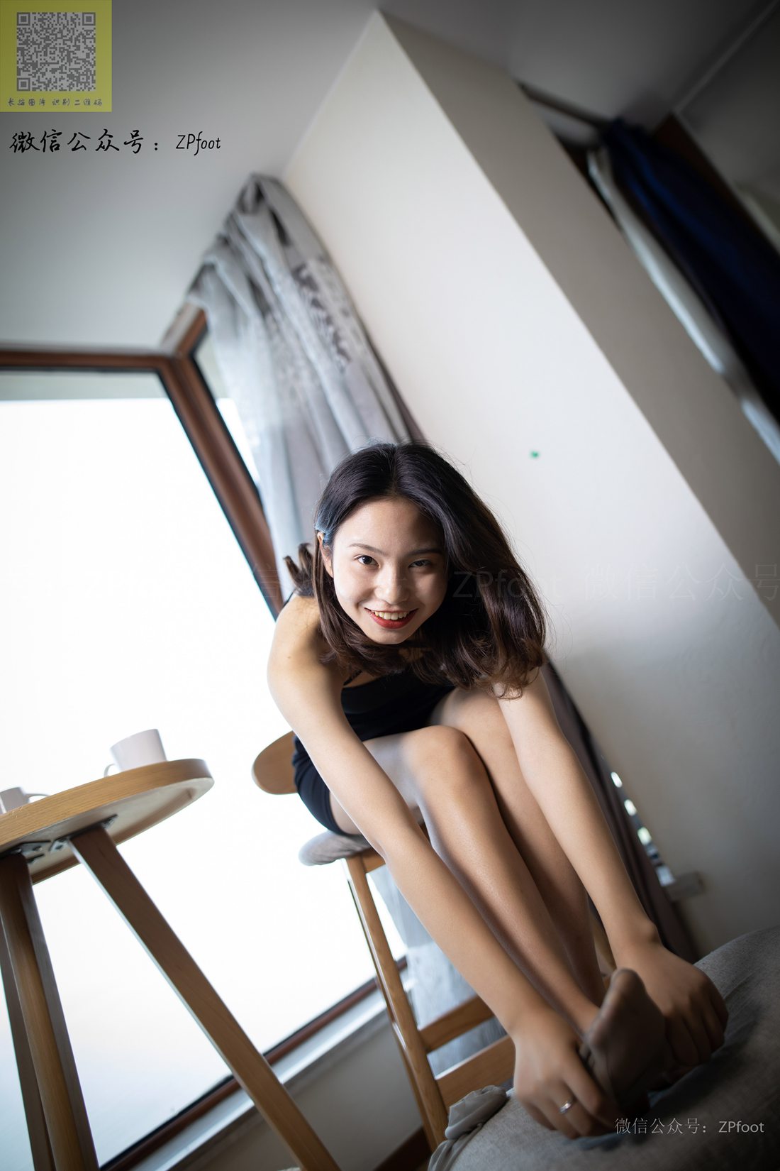 图片[2]-[山茶摄影] NO.146 婷婷筒袜 在线浏览-萌味圈