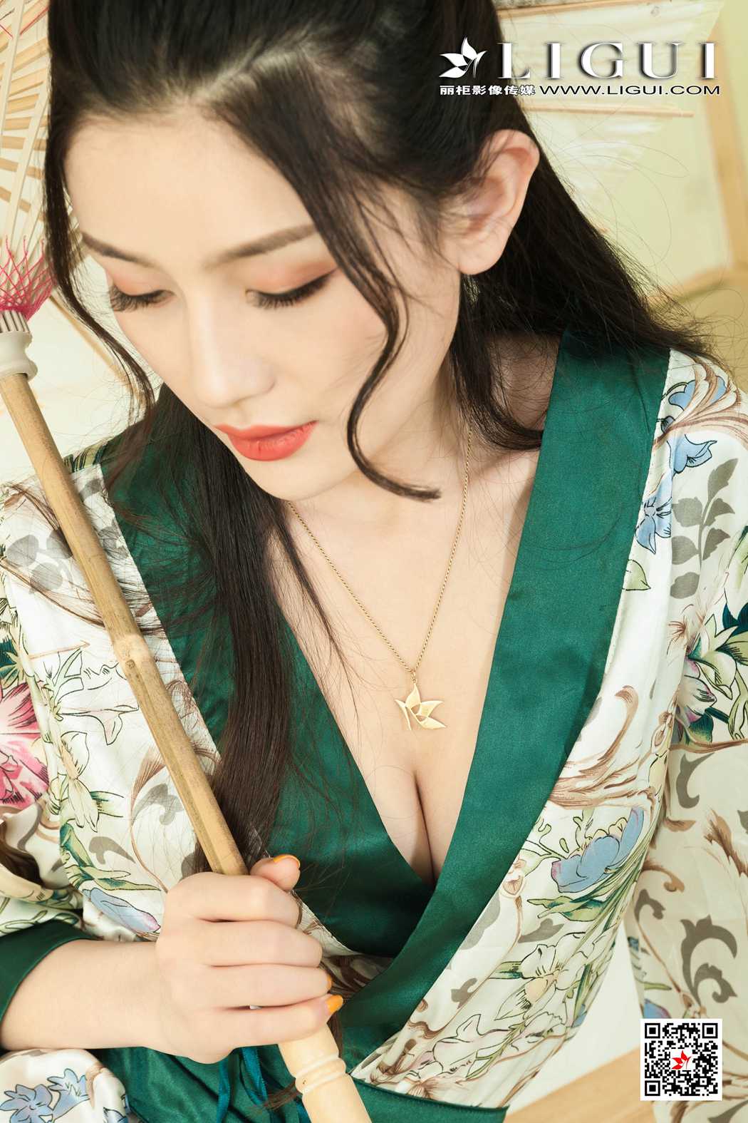 图片[2]-[Ligui丽柜]网络丽人 2020.08.31 Model 《和风物语》の伞中情 甜甜 在线浏览-萌味圈