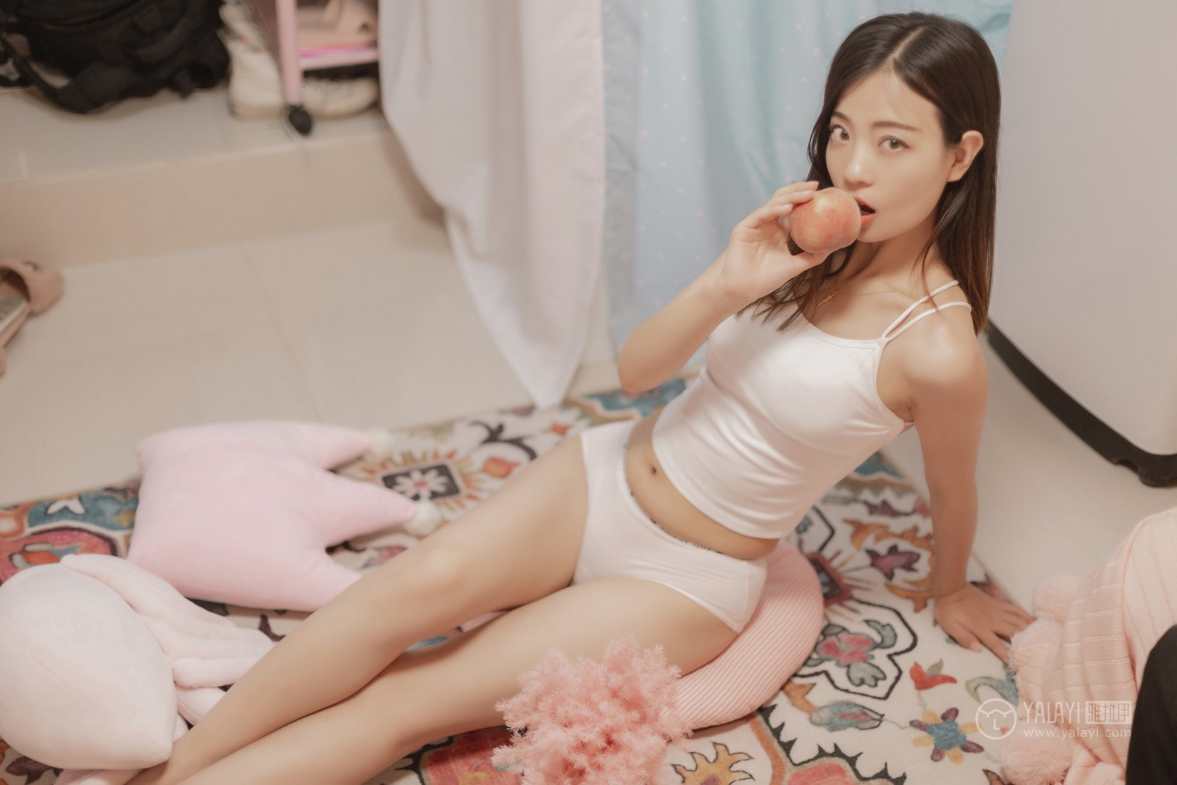图片[2]-[YALAYI雅拉伊] 2019.07.03 No.327 高若童《粉色恋爱季》在线浏览-萌味圈