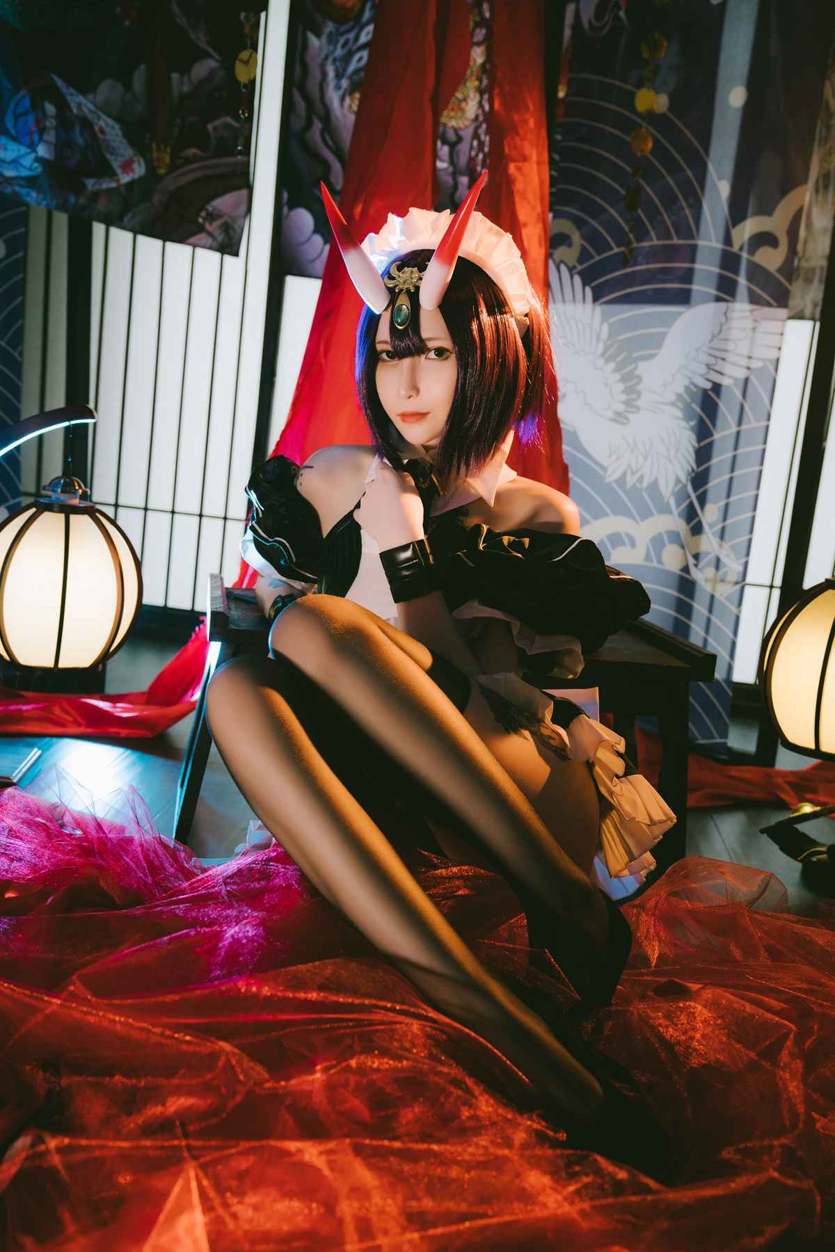 图片[2]-Vams子 – 酒吞童子女仆[42P]-萌味圈