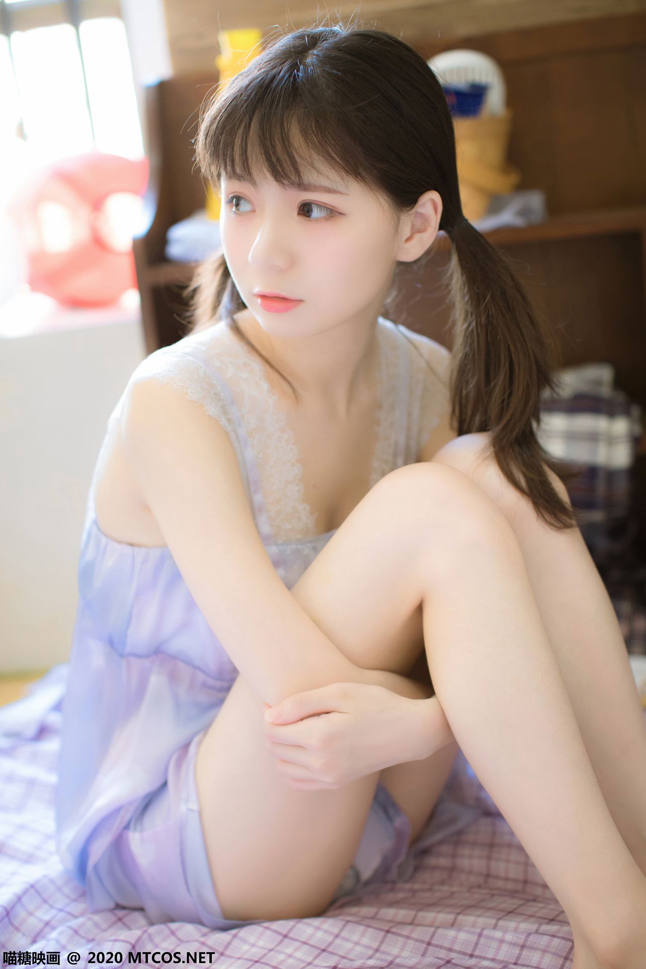 图片[2]-[喵糖映画]VOL.321 蓝色私房[20P]-萌味圈