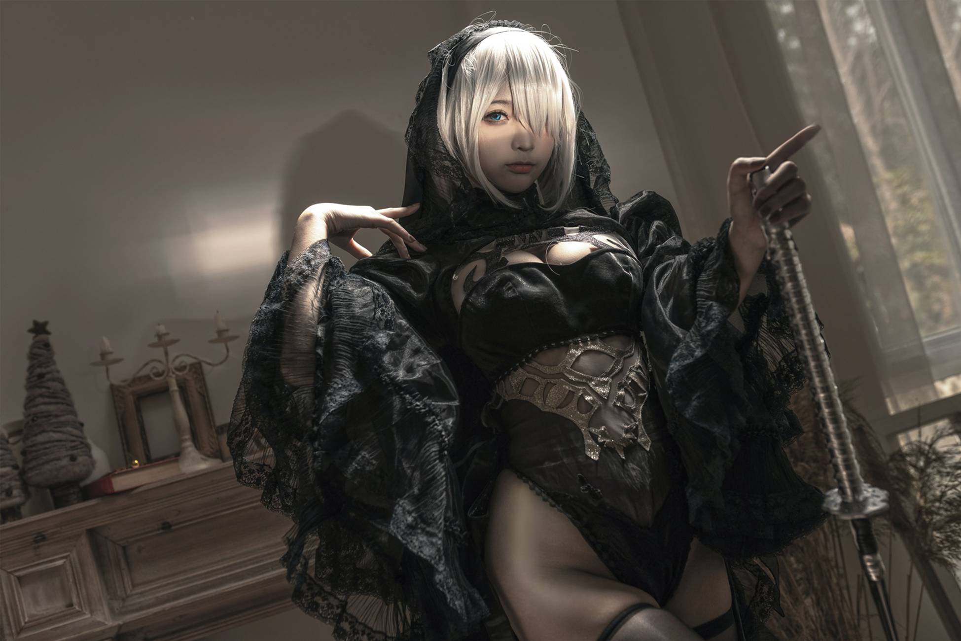 图片[2]-蠢沫沫 尼尔纪元 黑花嫁 [20P]-萌味圈