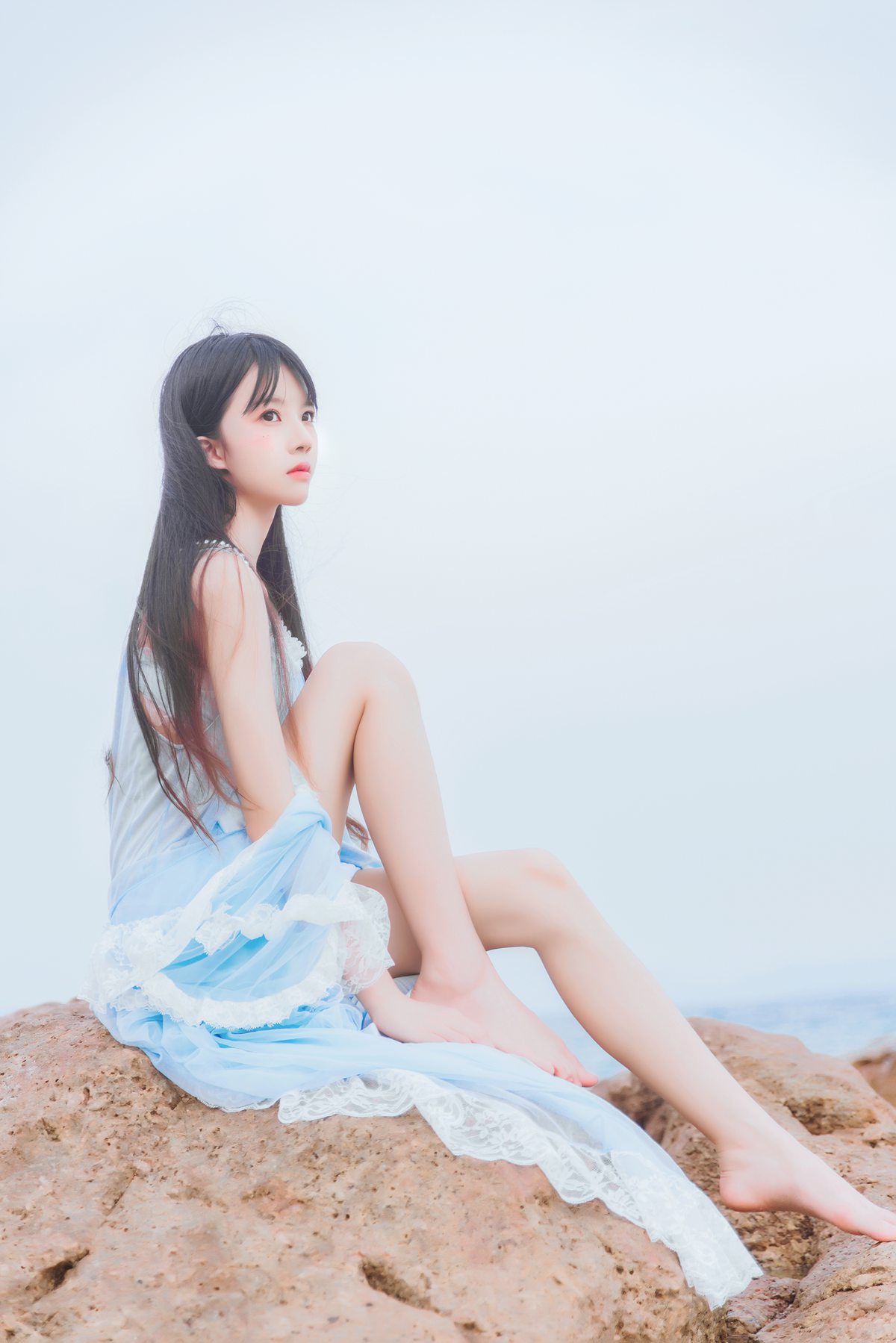 图片[2]-桜桃喵 冬眠 海边长裙 [14P]-萌味圈