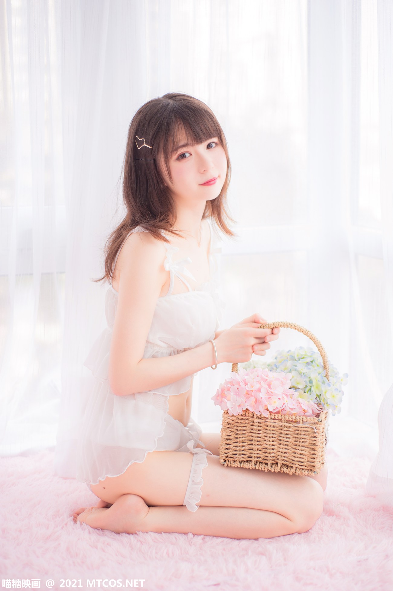 图片[2]-[喵糖映画]VOL.351 泡泡粉裙[22P]-萌味圈