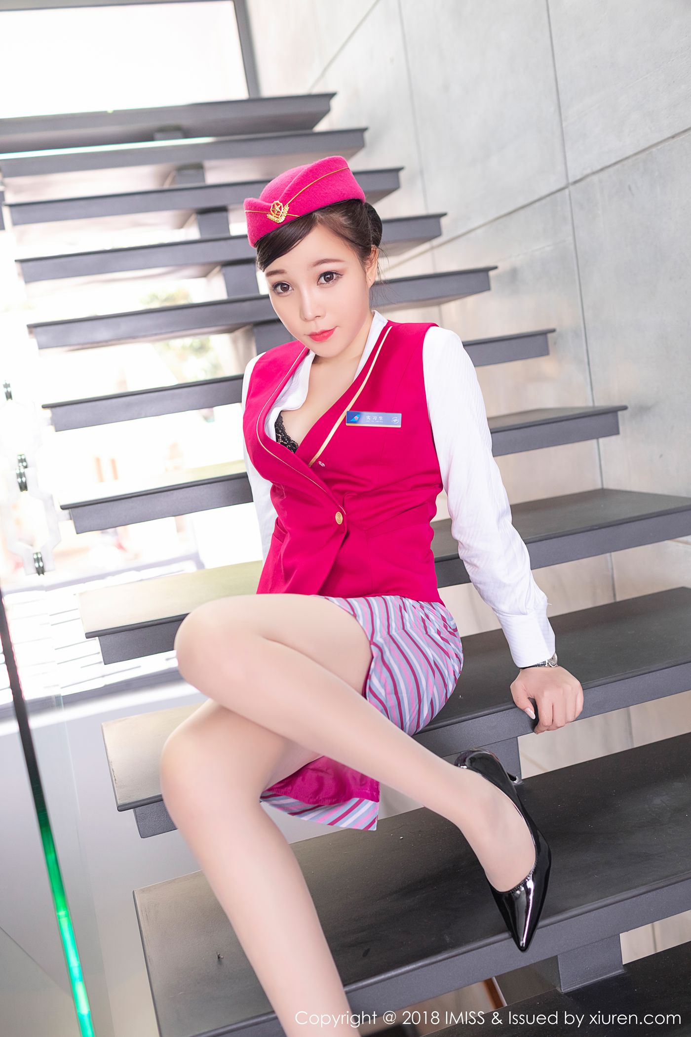 图片[2]-[IMiss爱蜜社] 2018.08.31 Vol.284 芝芝Booty[37+1P]-萌味圈