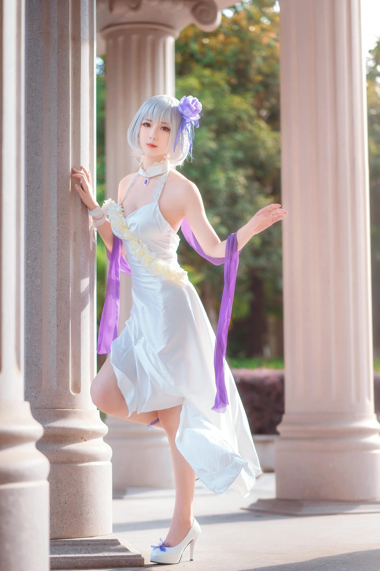 图片[2]-弥音音ww – 天狼星 纯白蔷薇[8P]-萌味圈