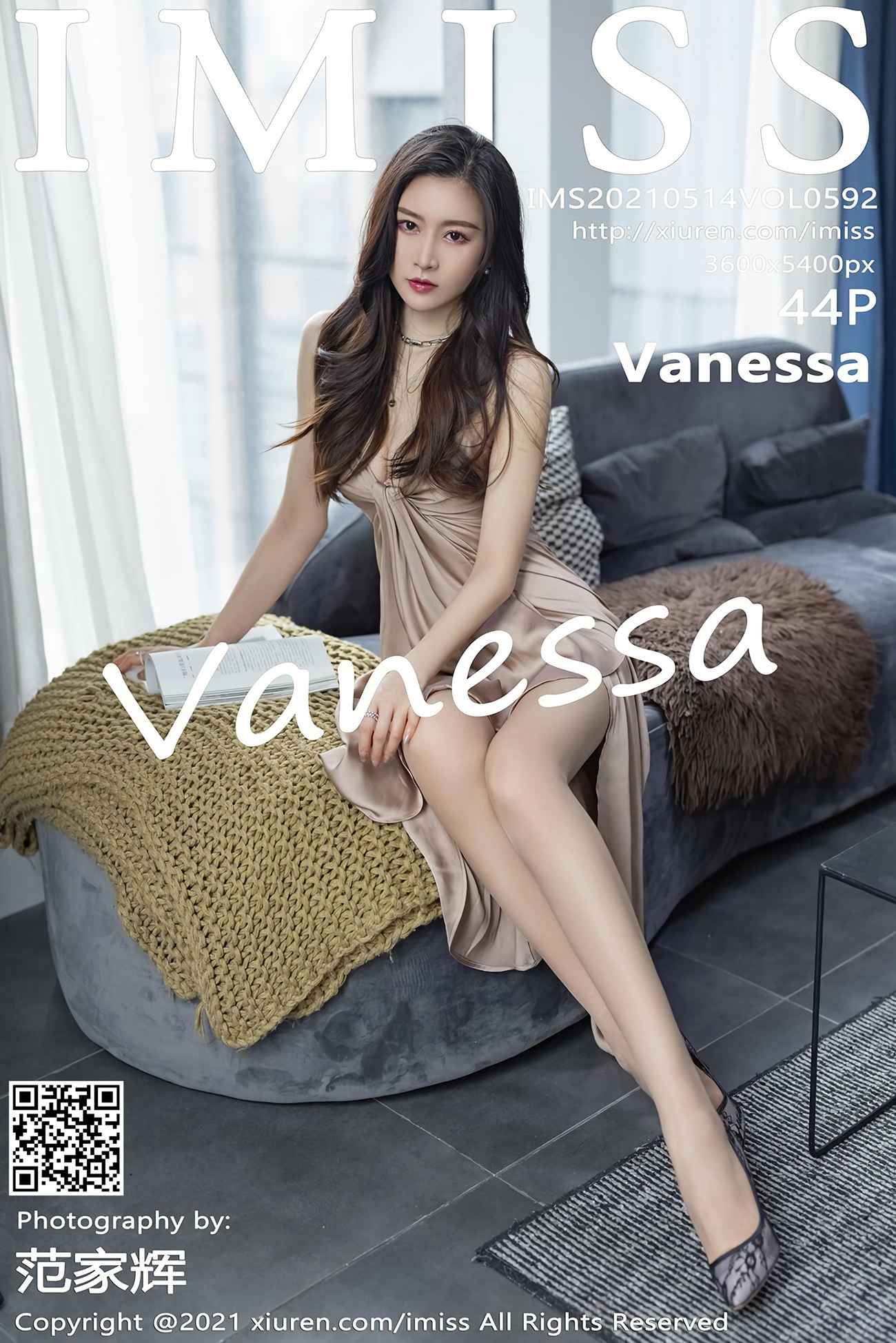 图片[2]-[IMISS爱蜜社] 2021.05.14 VOL.592 Vanessa [45P]-萌味圈
