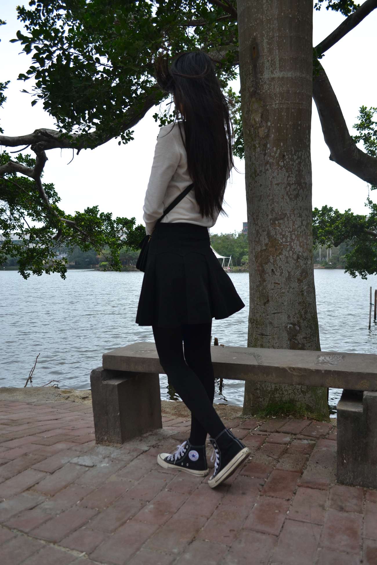 图片[2]-大西瓜爱牙膏-早期作品-S014 湖边黑丝妹 [109P]-萌味圈