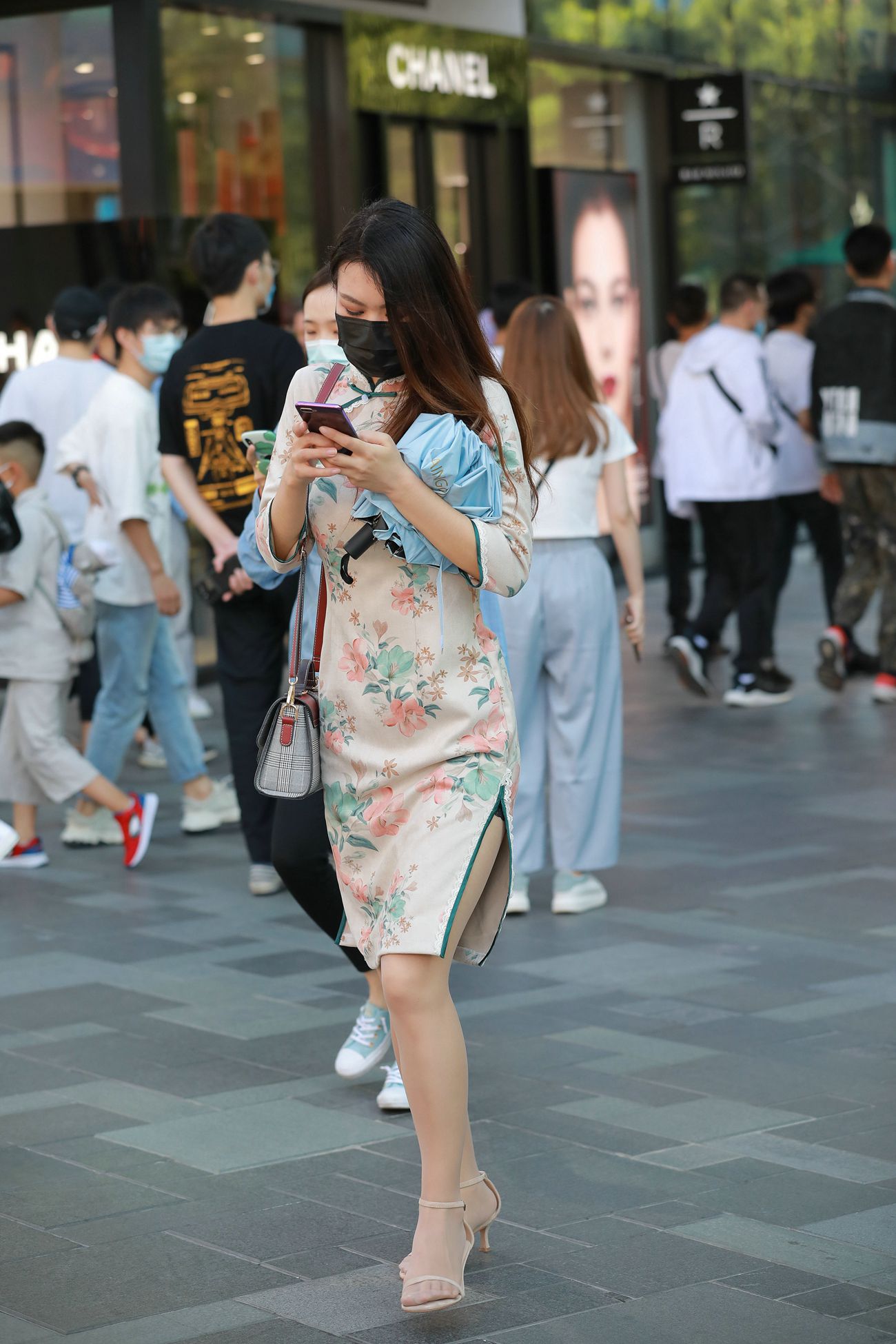 图片[2]-唯美街拍 NO.465 旗袍肉丝小姐姐 [111P]-萌味圈