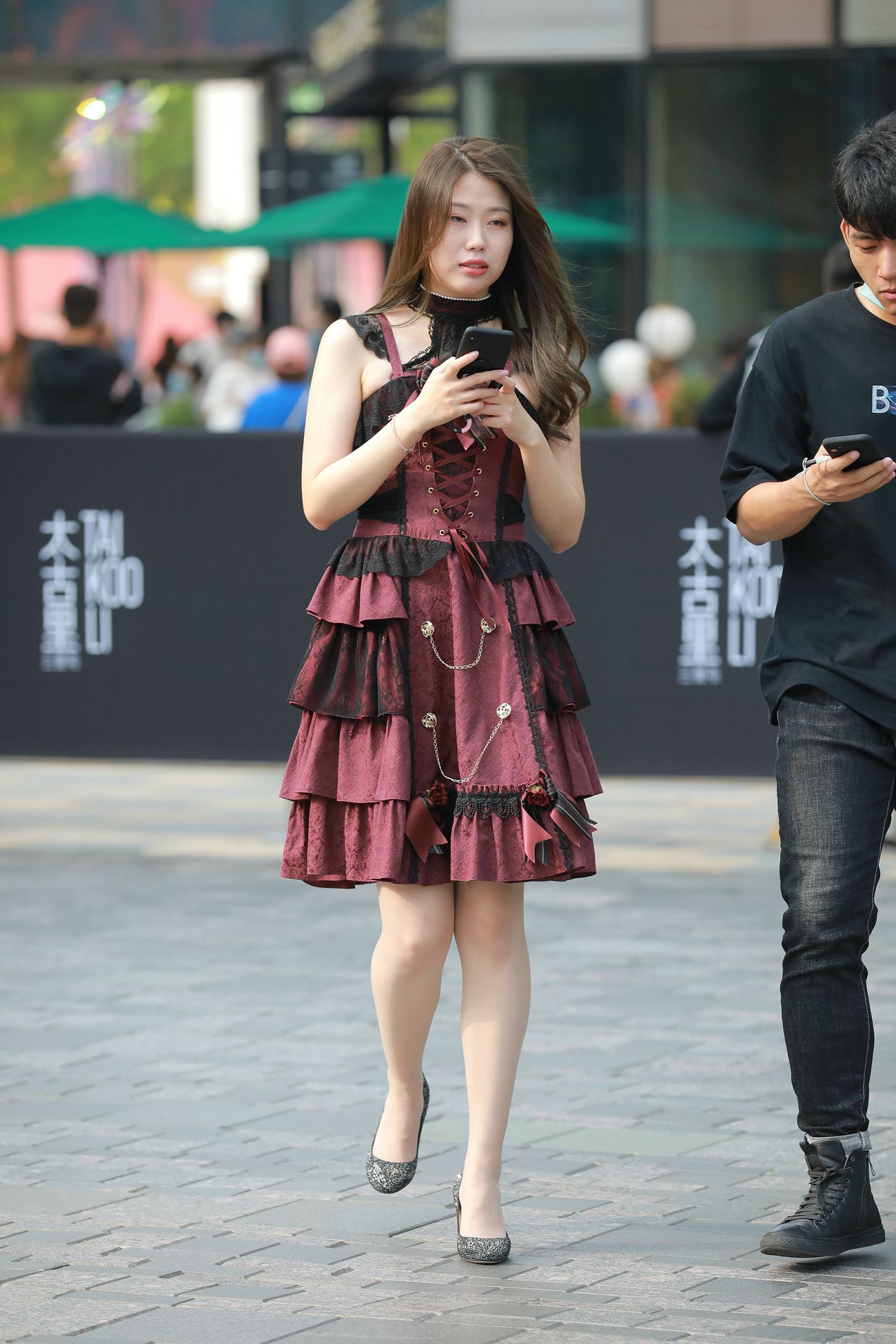 图片[2]-唯美街拍 NO.497 肉丝高跟女友 1 [117P]-萌味圈