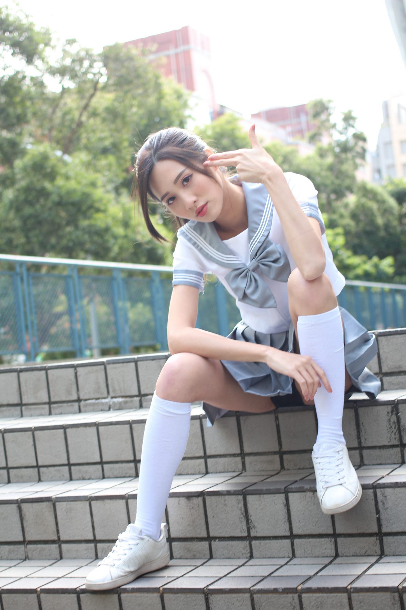 图片[2]-唯美街拍 NO.574 穿JK的性感美女 [80P]-萌味圈