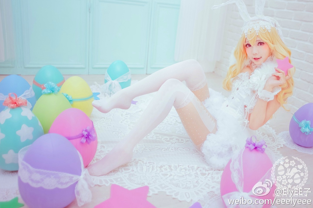 图片[2]-Ely_eee(ElyEE子) – 兔耳白礼服[9P]-萌味圈