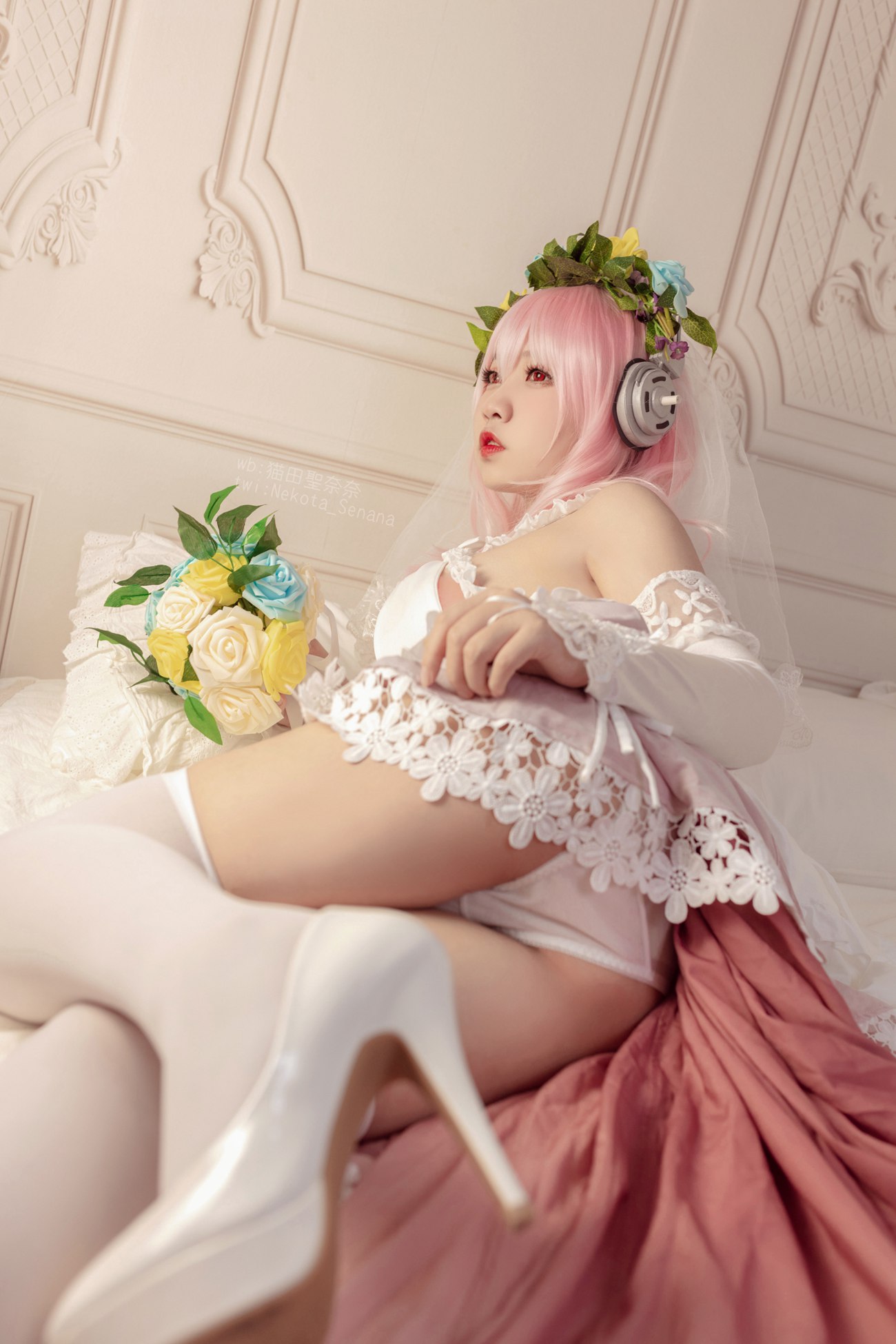 图片[2]-貓田聖奈奈(桃之啾啾)  – 索尼子十周年花嫁[35P]-萌味圈