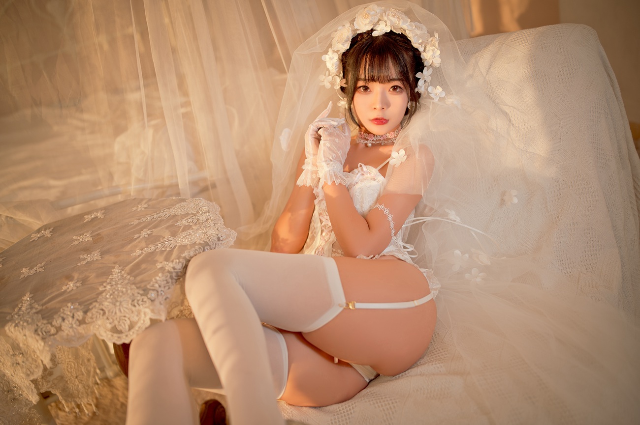图片[2]-yuuhui玉汇 – 纯白花嫁[60P]-萌味圈