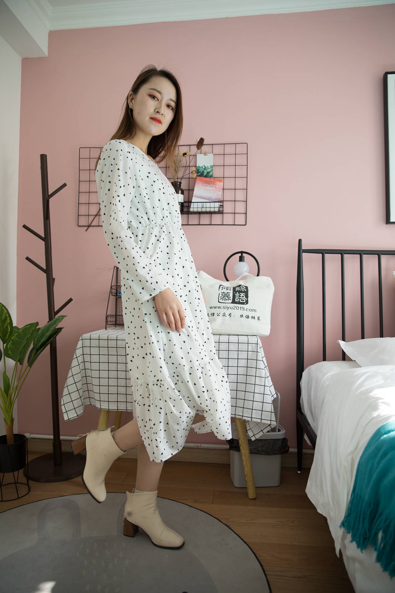 图片[2]-物恋传媒 No.350 诺诺-波点圆舞曲 [160P]-萌味圈