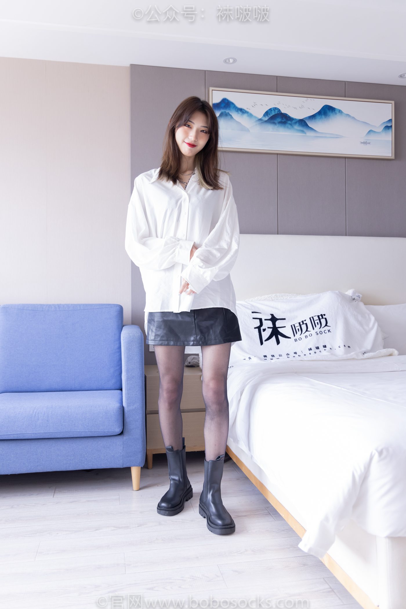 图片[2]-[BoBoSocks袜啵啵]NO.046 枫枫-短靴、黑丝[135P]-萌味圈