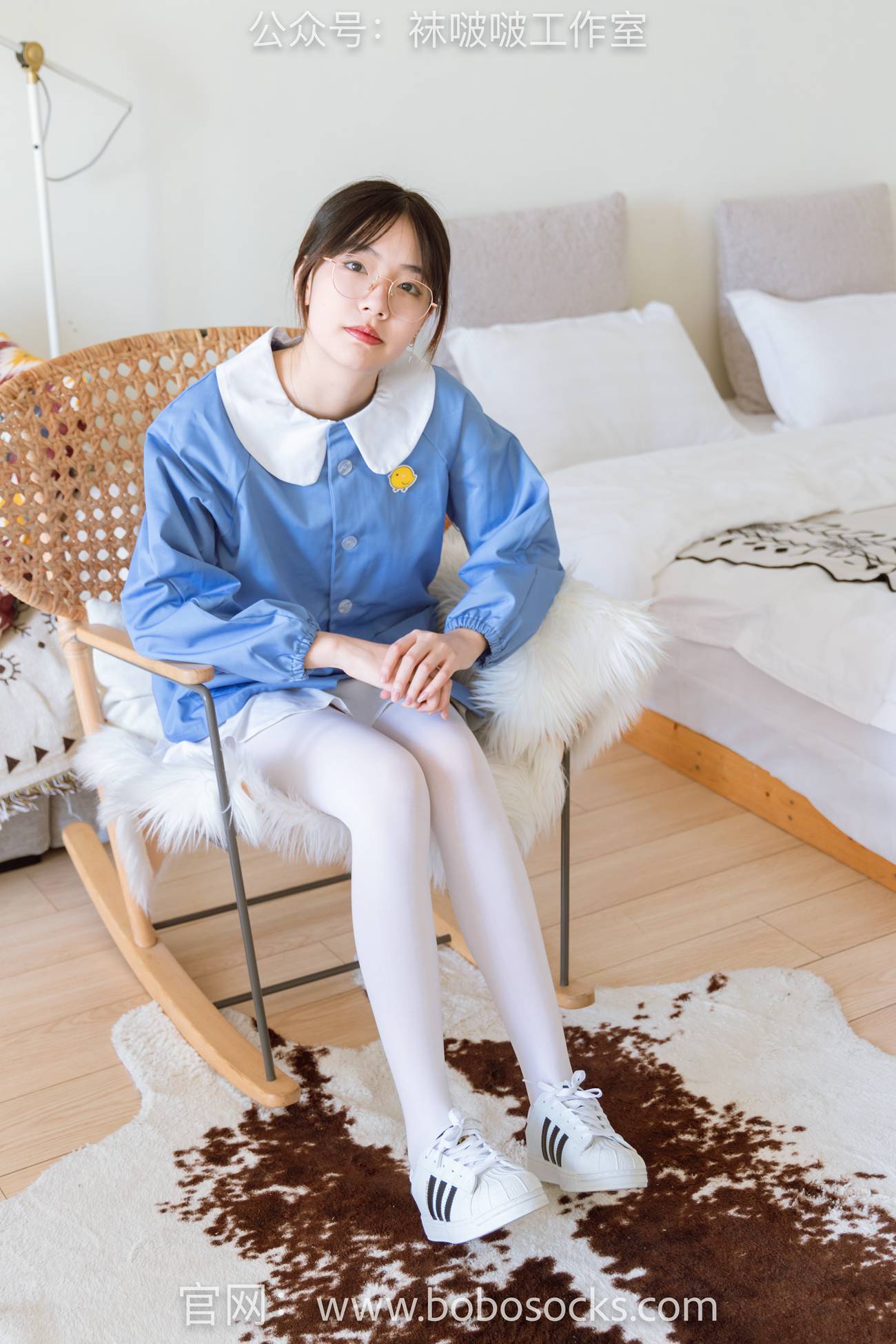 图片[2]-[BoBoSocks袜啵啵]NO.093 小甜豆-贝壳头、厚白丝[132P]-萌味圈