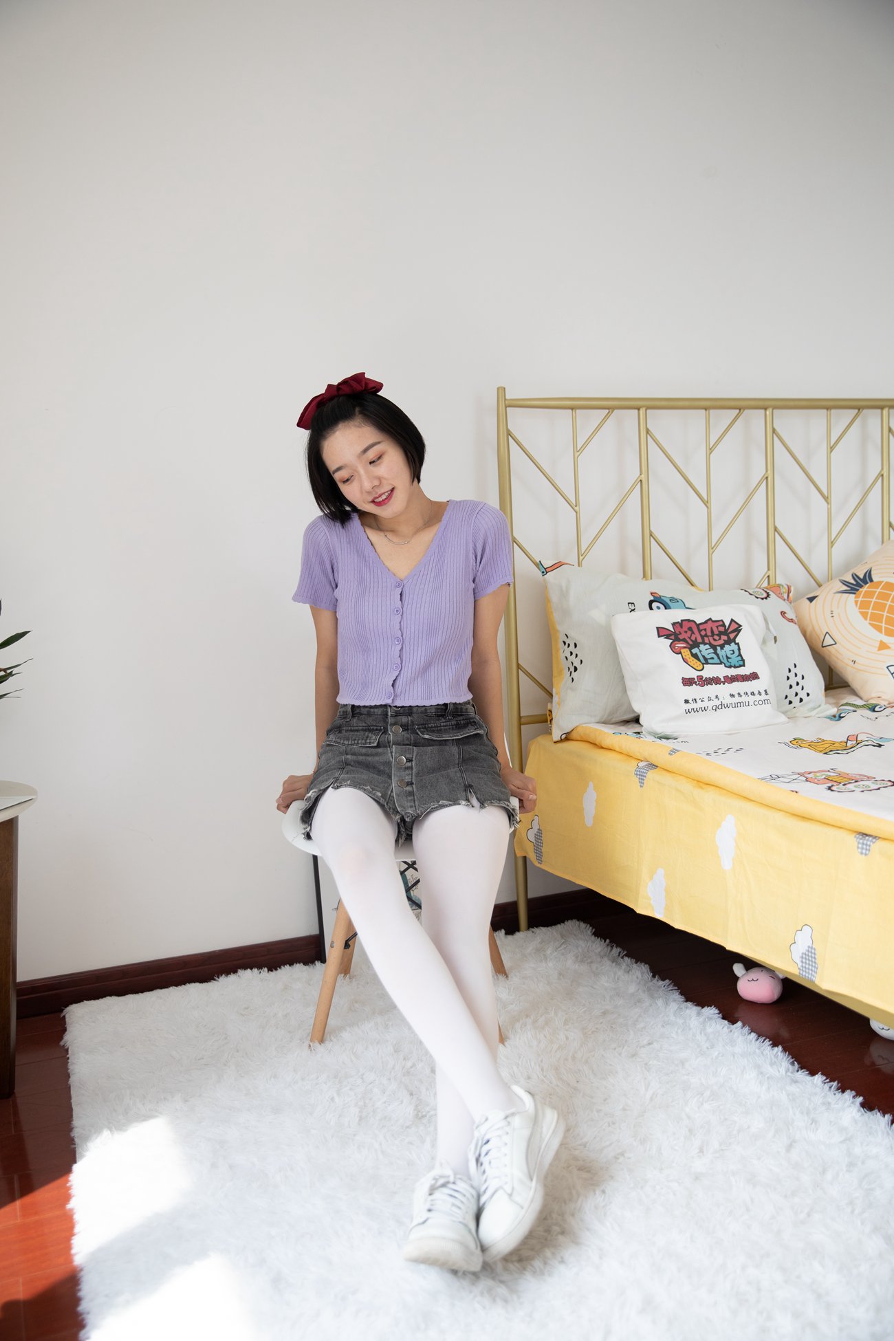 图片[2]-物恋传媒 NO.534 小飞-紫色太阳雨[150P]-萌味圈