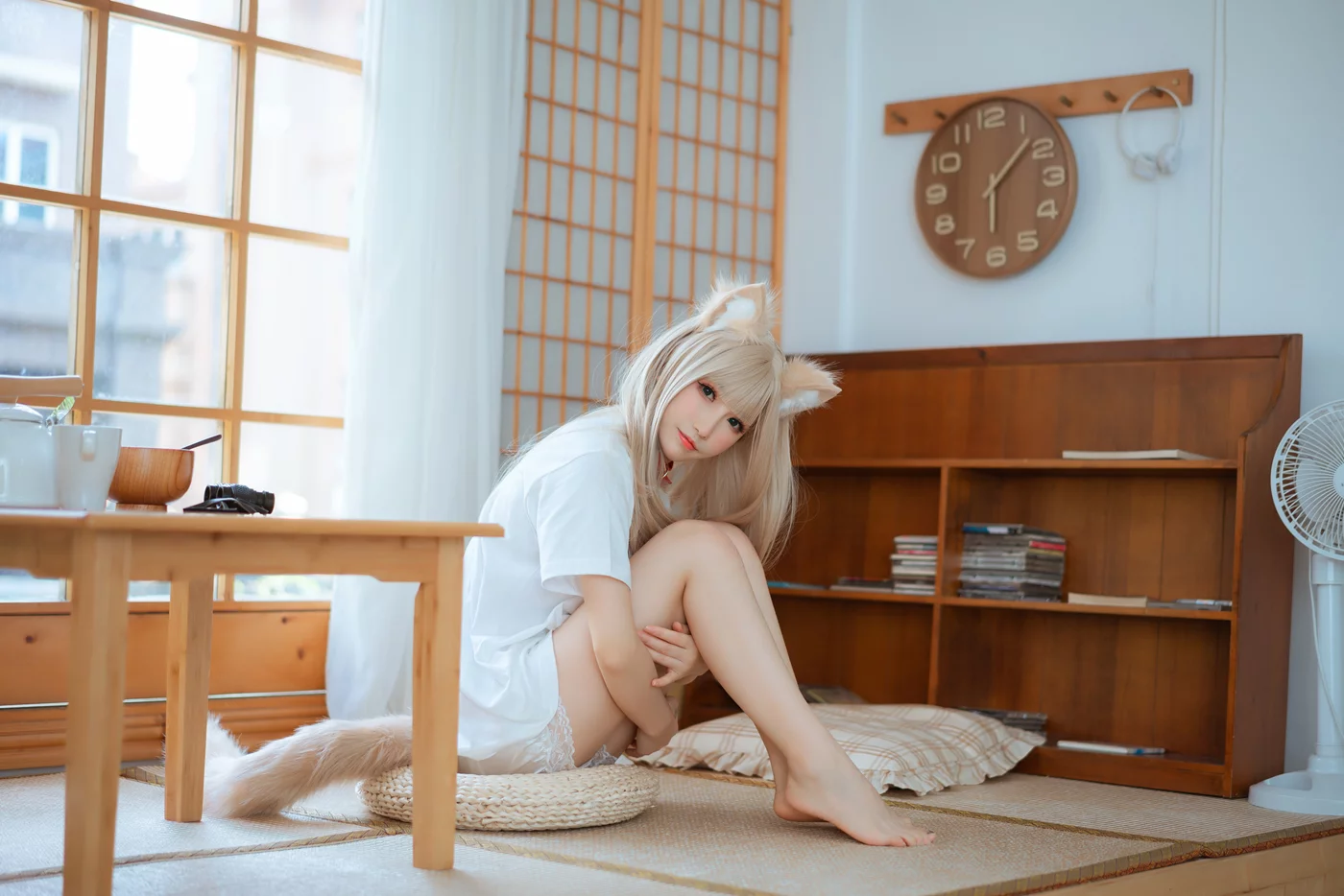 图片[2]-Coser衣衣 原猫娘 黄豆粉 [21P]-萌味圈