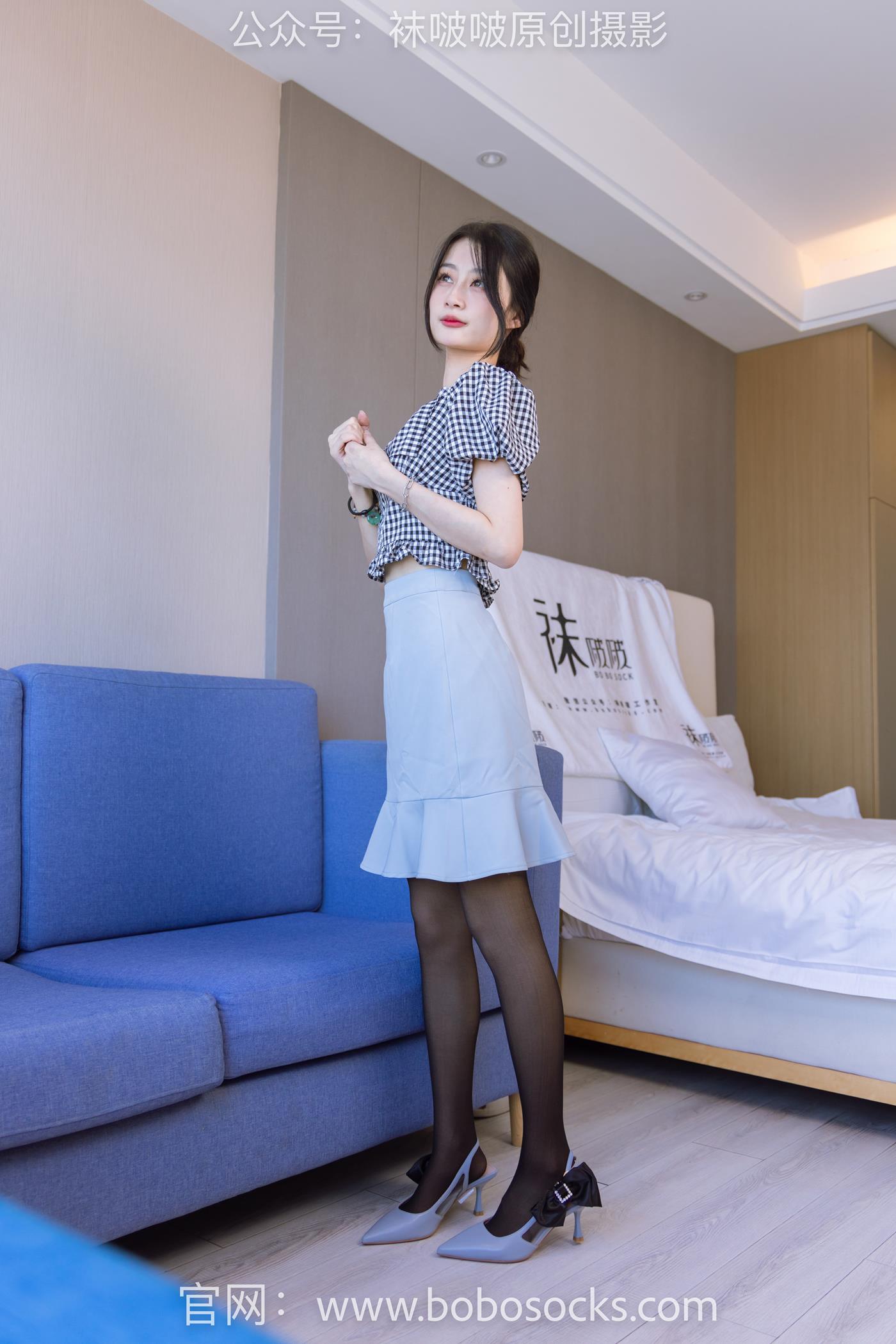 图片[2]-[BoBoSocks袜啵啵]NO.131 苏苏-两双高跟鞋、黑丝[140P]-萌味圈