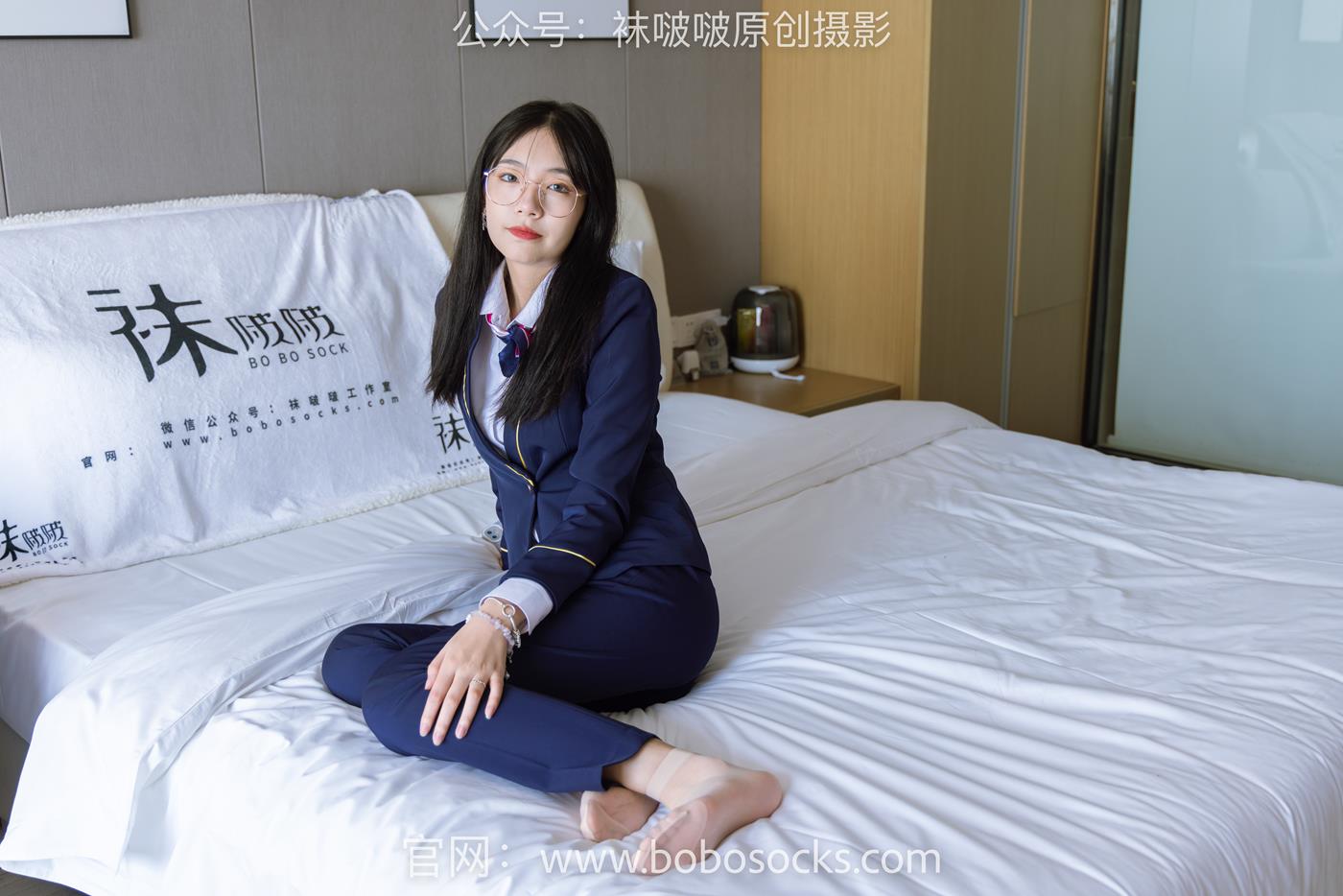 图片[2]-[BoBoSocks袜啵啵]NO.139 小甜豆-高跟鞋、短肉丝、空姐制服 (1) [72P]-萌味圈