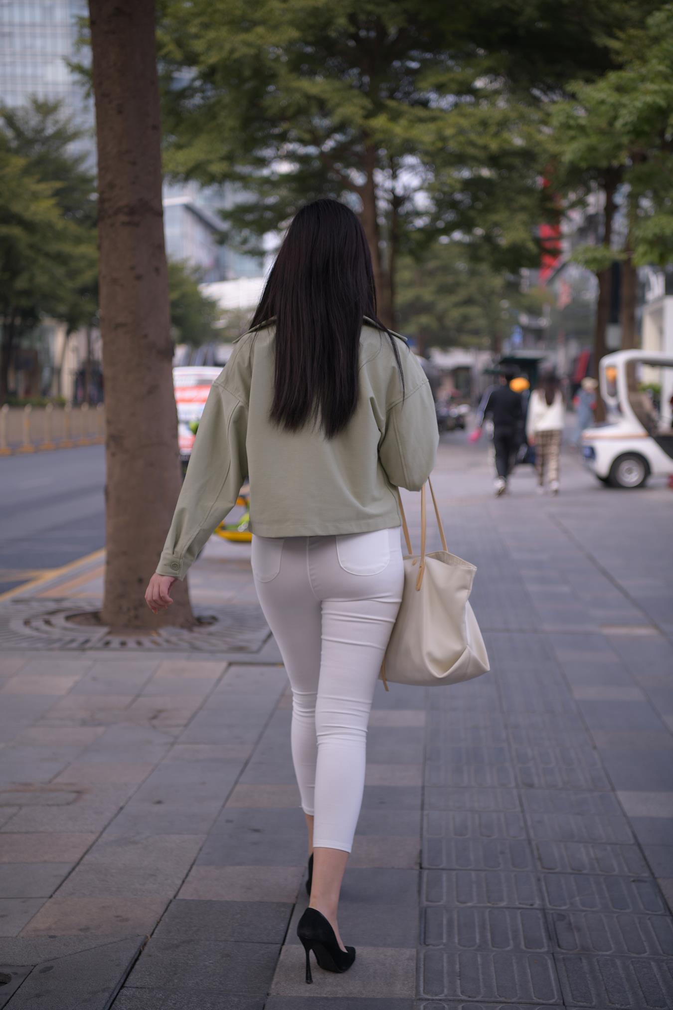 图片[2]-唯美街拍 NO.1081  白裤-往事清零 (7) [101P]-萌味圈