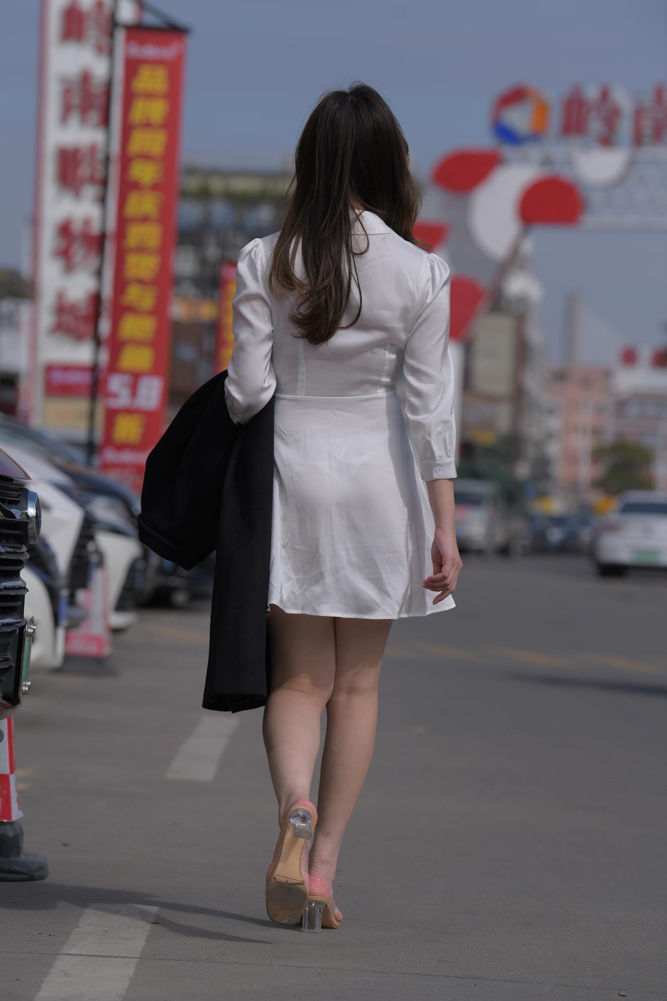 图片[2]-唯美街拍 NO.1100 白色短裙美女 （2）[84P]-萌味圈