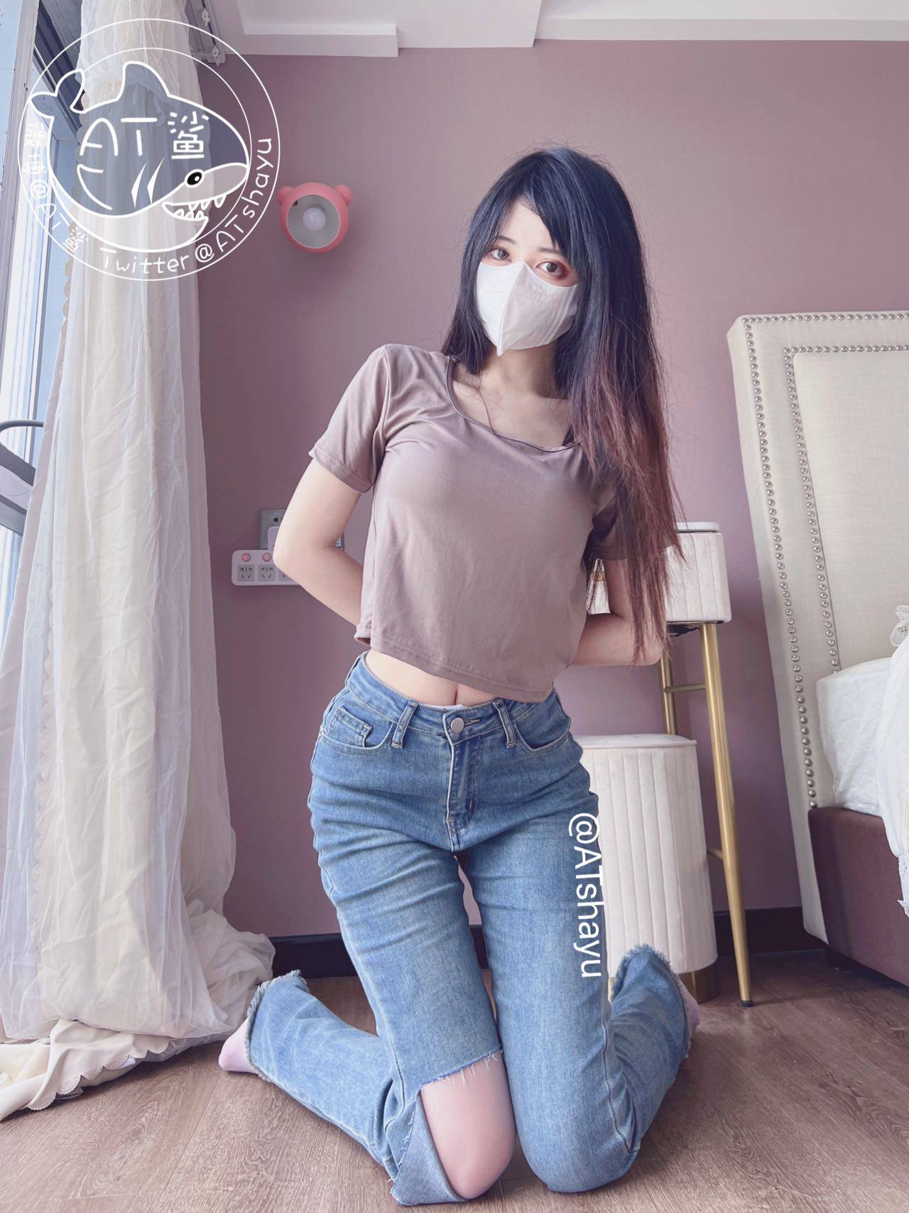 图片[2]-AT鲨  邻家姐姐的反差 [35P]-萌味圈