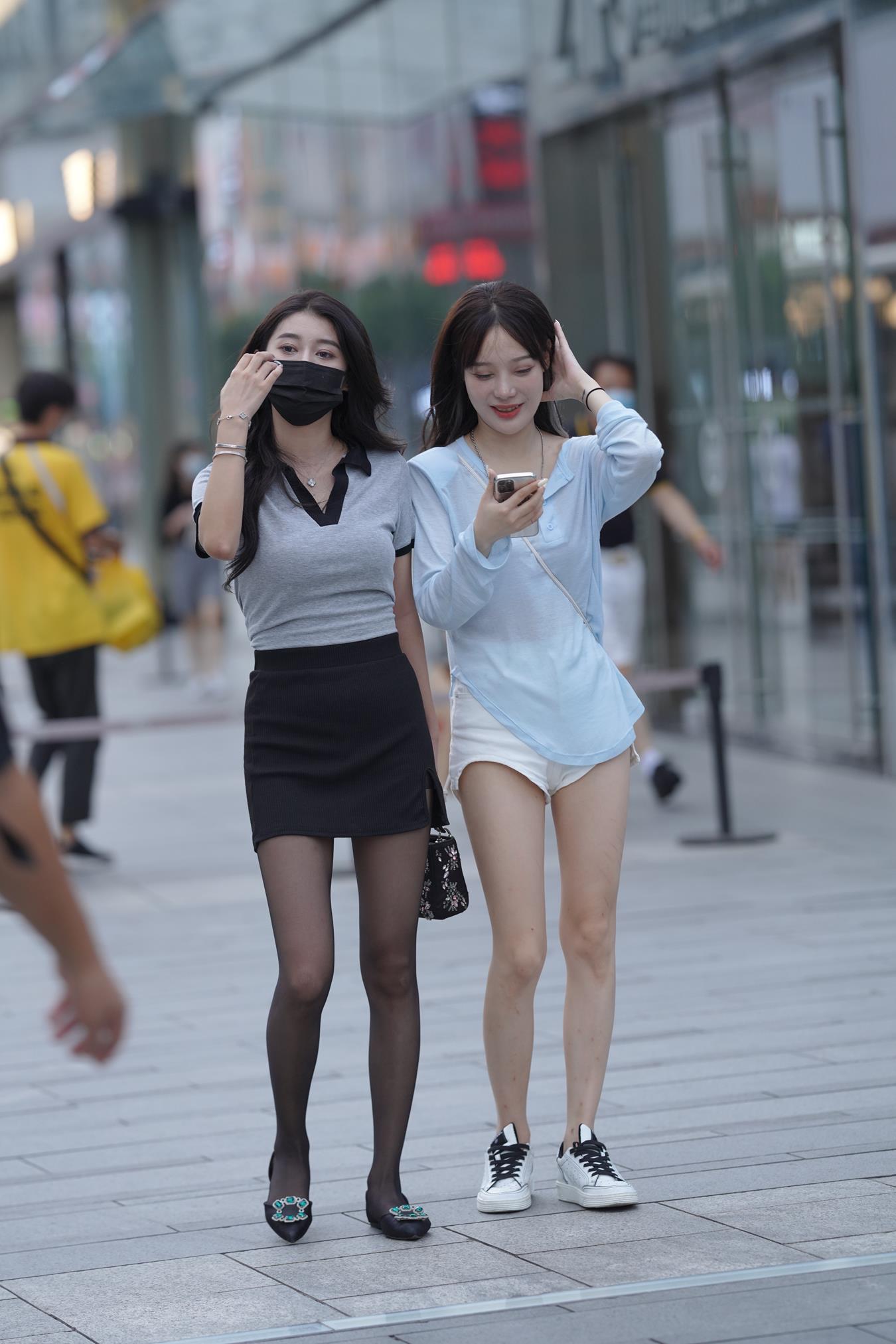 图片[2]-唯美街拍 NO.1173 漂亮的黑丝美女 [90P]-萌味圈