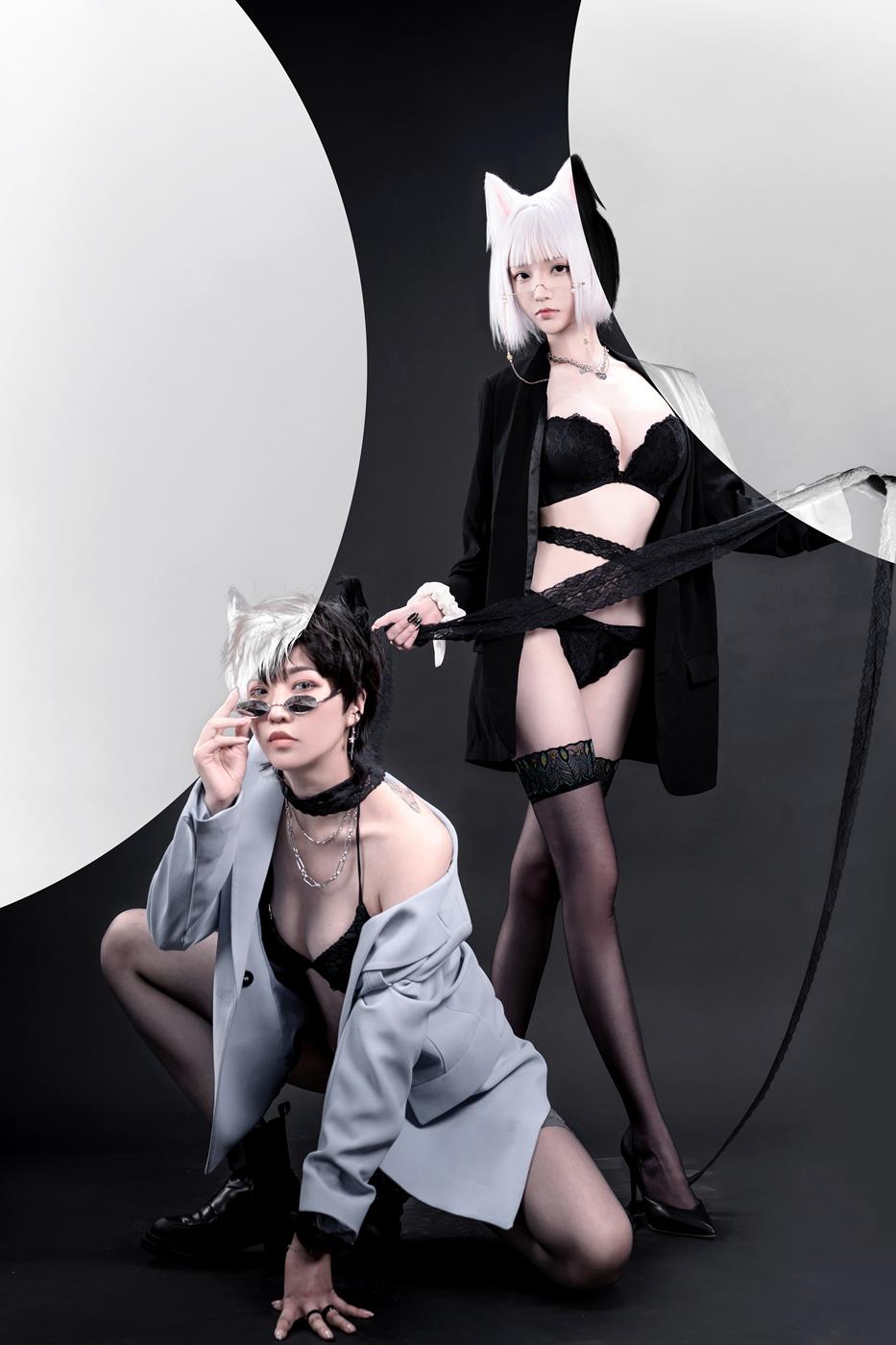 图片[2]-青青子Js &李翎 狐狸和狼 [18P]-萌味圈