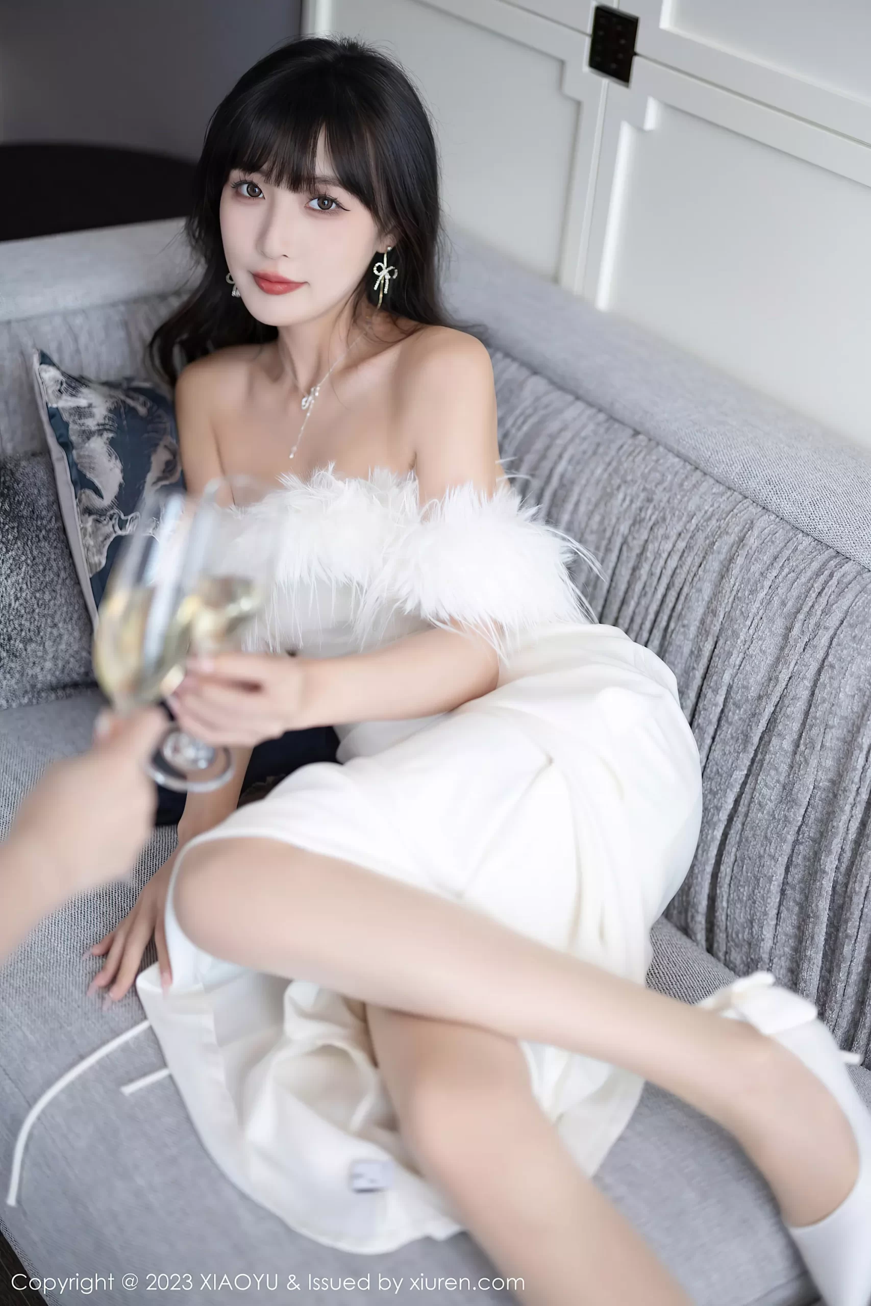 图片[2]-[XIAOYU语画界] 2023.09.27 VOL.1120 林星阑 长裙美腿[50P]-萌味圈