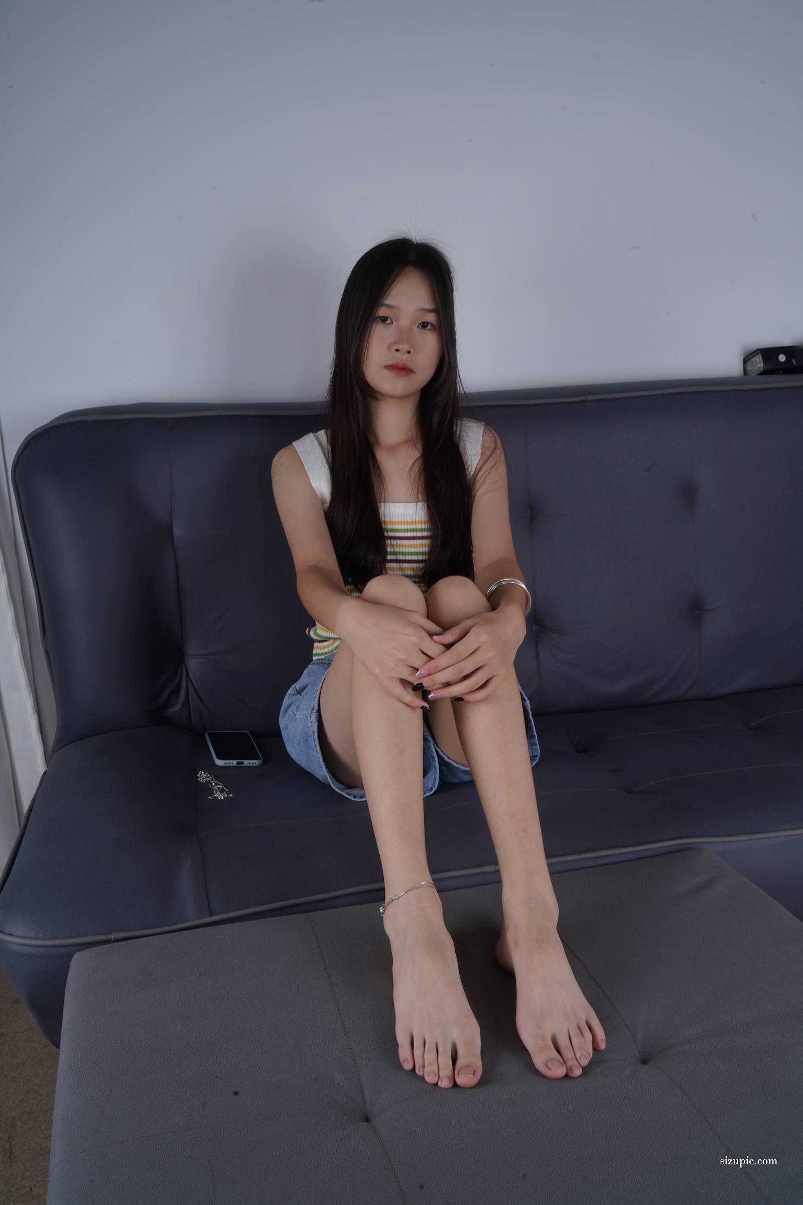 图片[2]-Pary摄影 NO.122 此脚只应天上有，新模文文37码绝美美脚首秀[93P]-萌味圈