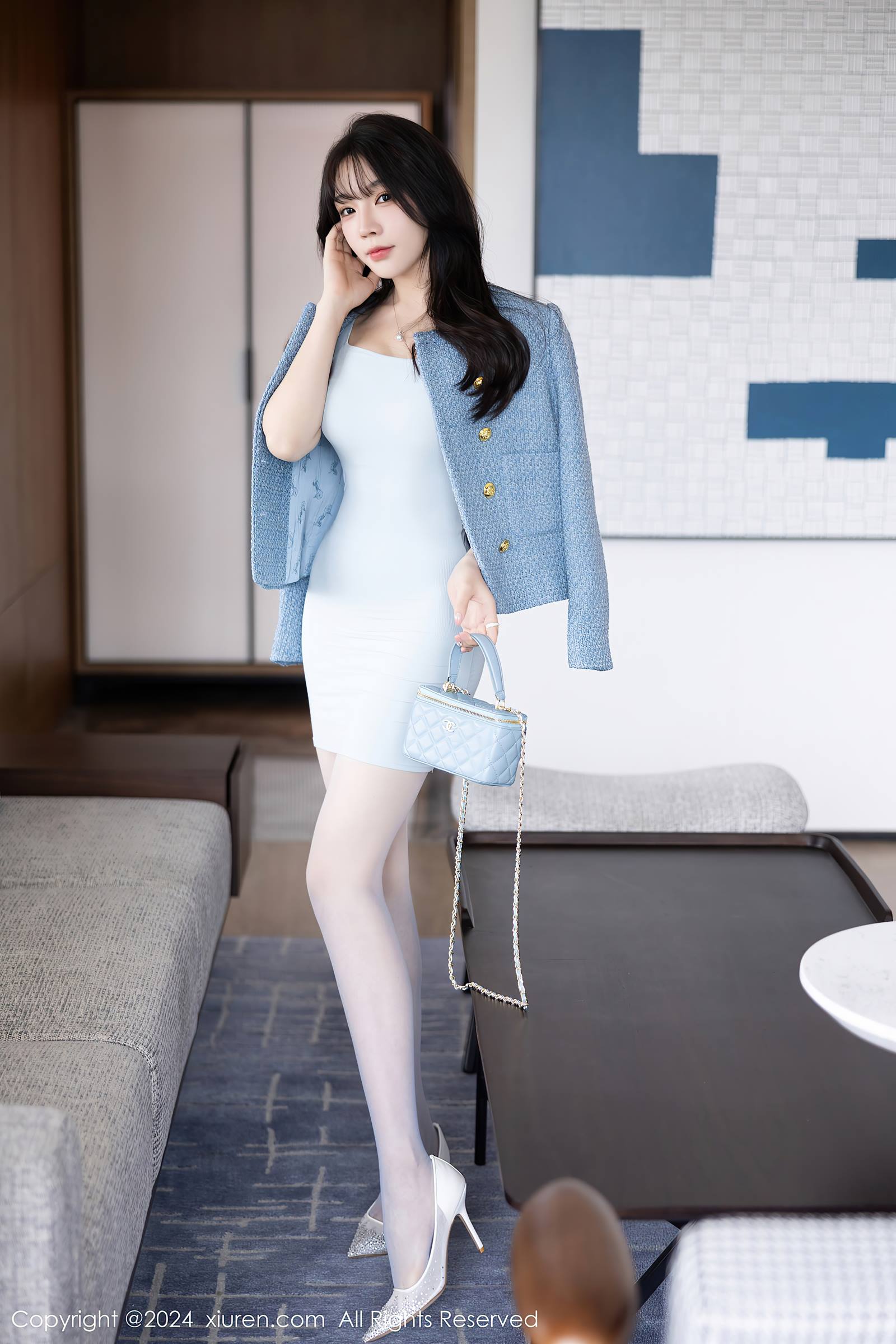 图片[2]-[Xiuren秀人网]2024.01.17 NO.7976 徐莉芝Booty 春天十里 [20+1P]-萌味圈