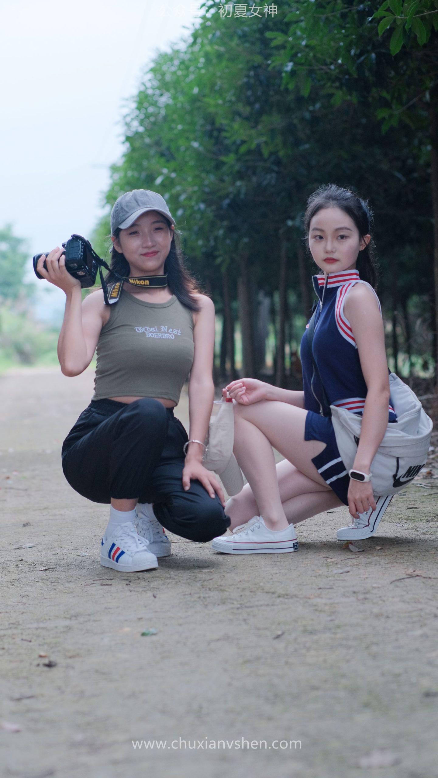 图片[2]-[初夏女神] NO.095 点点&双双~《姐妹出行》夏季登山记 [163P]-萌味圈