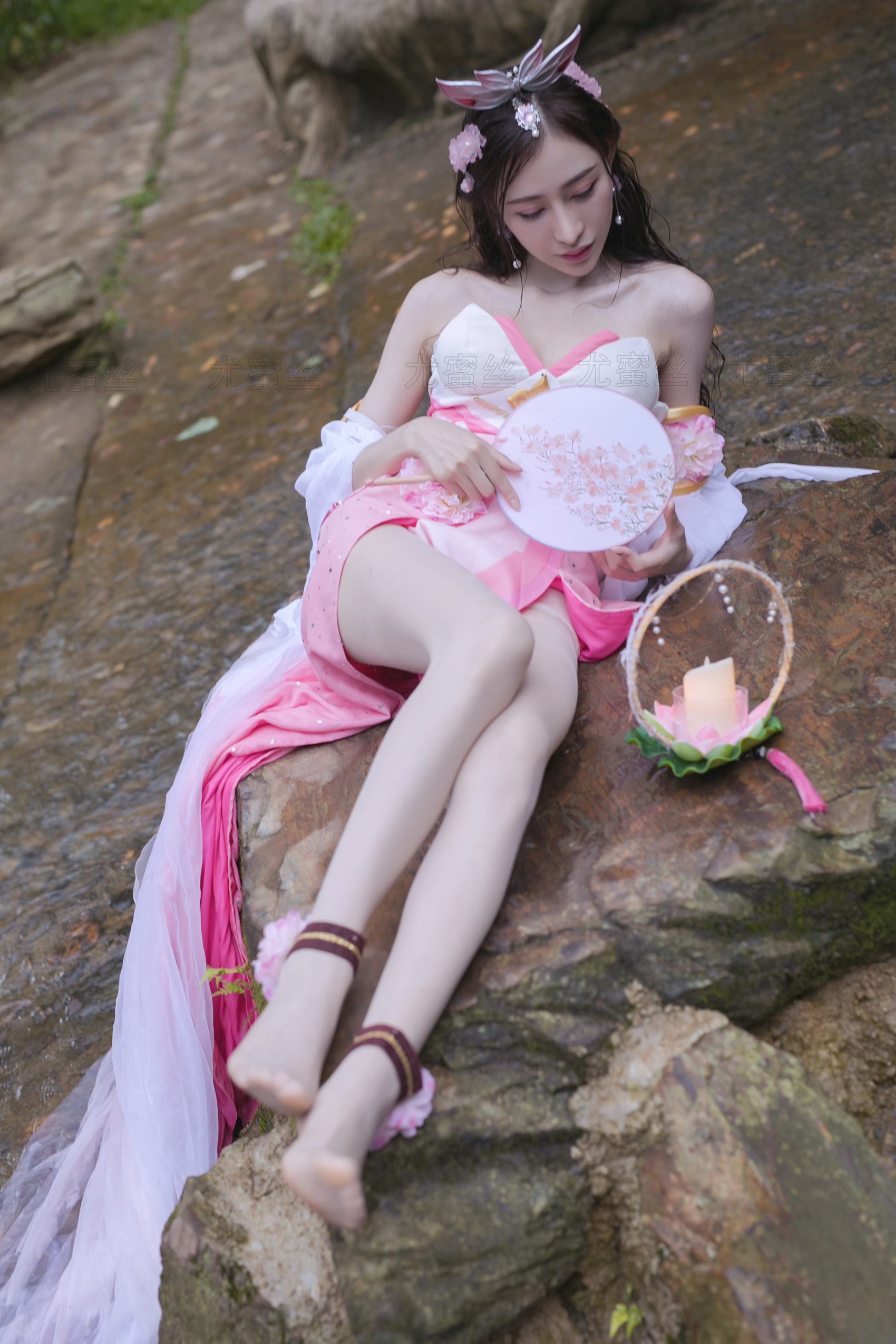 图片[2]-尤蜜丝 穿搭推广展示图集 粉色系 花仙子 [45P]-萌味圈