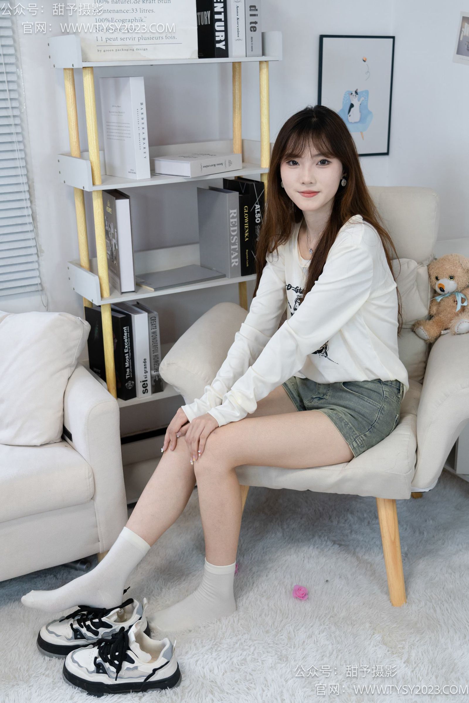 图片[2]-甜予摄影 NO.011 璇璇-板鞋、白棉袜、裸足[143P]-萌味圈