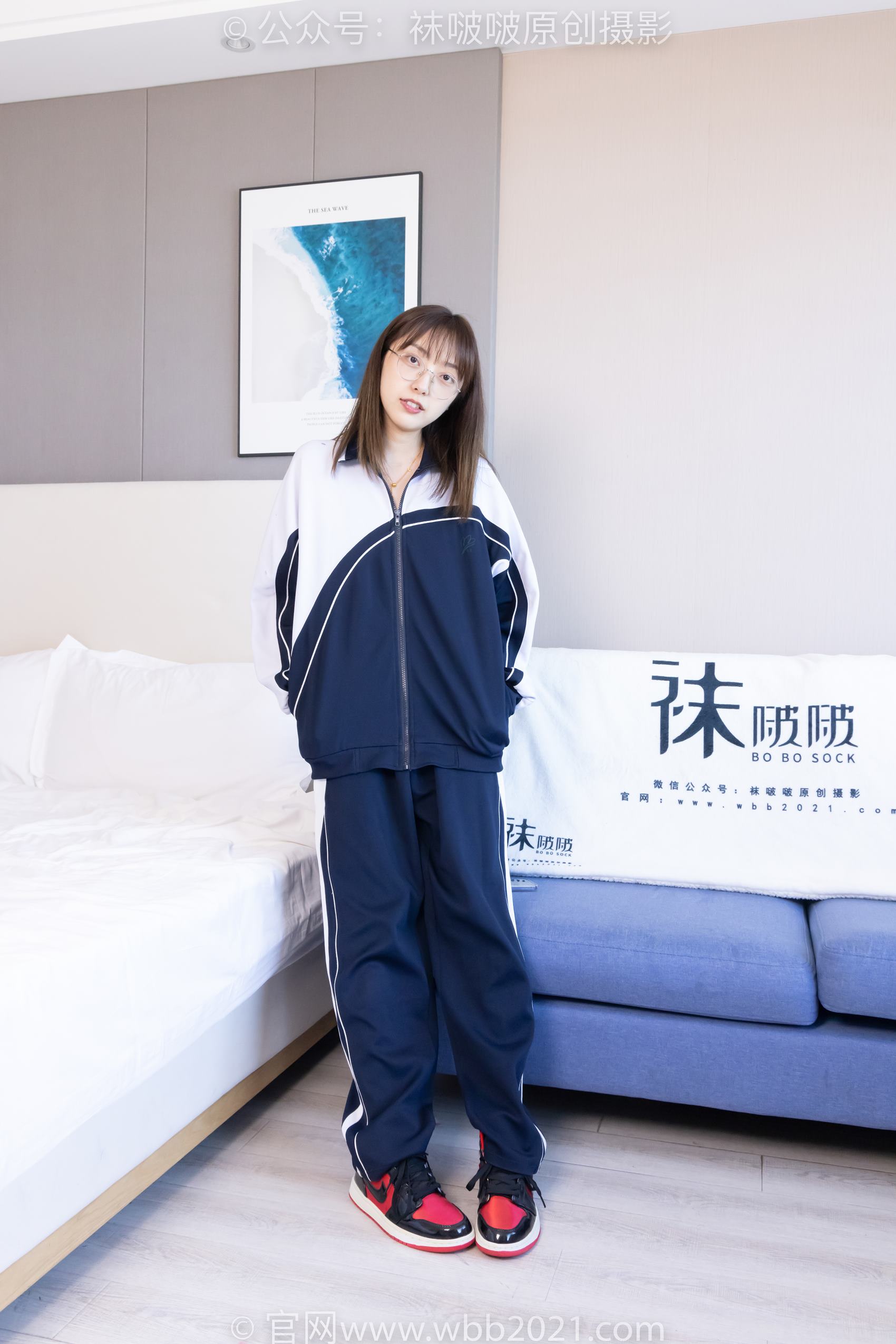 图片[2]-[BoBoSocks袜啵啵]NO.398 稚予-板鞋、白船袜、裸足、裸足[150P]-萌味圈