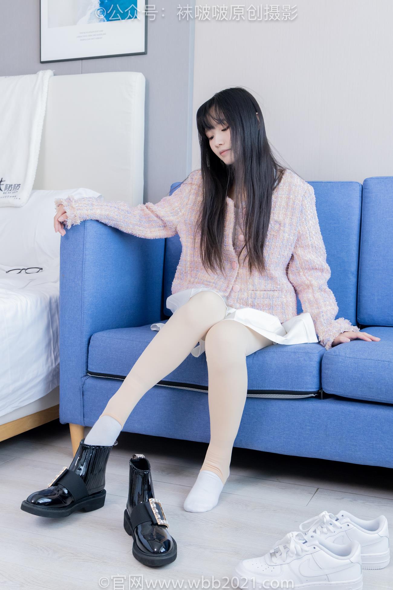 图片[2]-BoBoSocks袜啵啵 NO.438 甜甜圈-皮鞋、板鞋、白棉袜、黑色踩脚袜[83P]-萌味圈