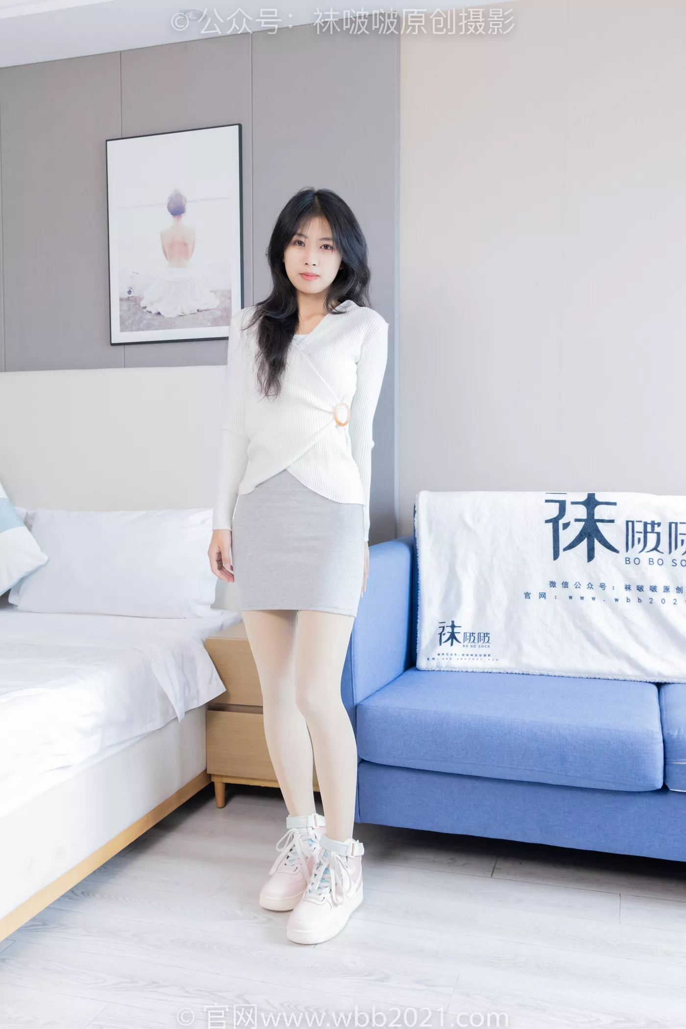 图片[2]-[BoBoSocks袜啵啵]NO.462 奶油-板鞋、厚肉丝、黑丝[100P]-萌味圈