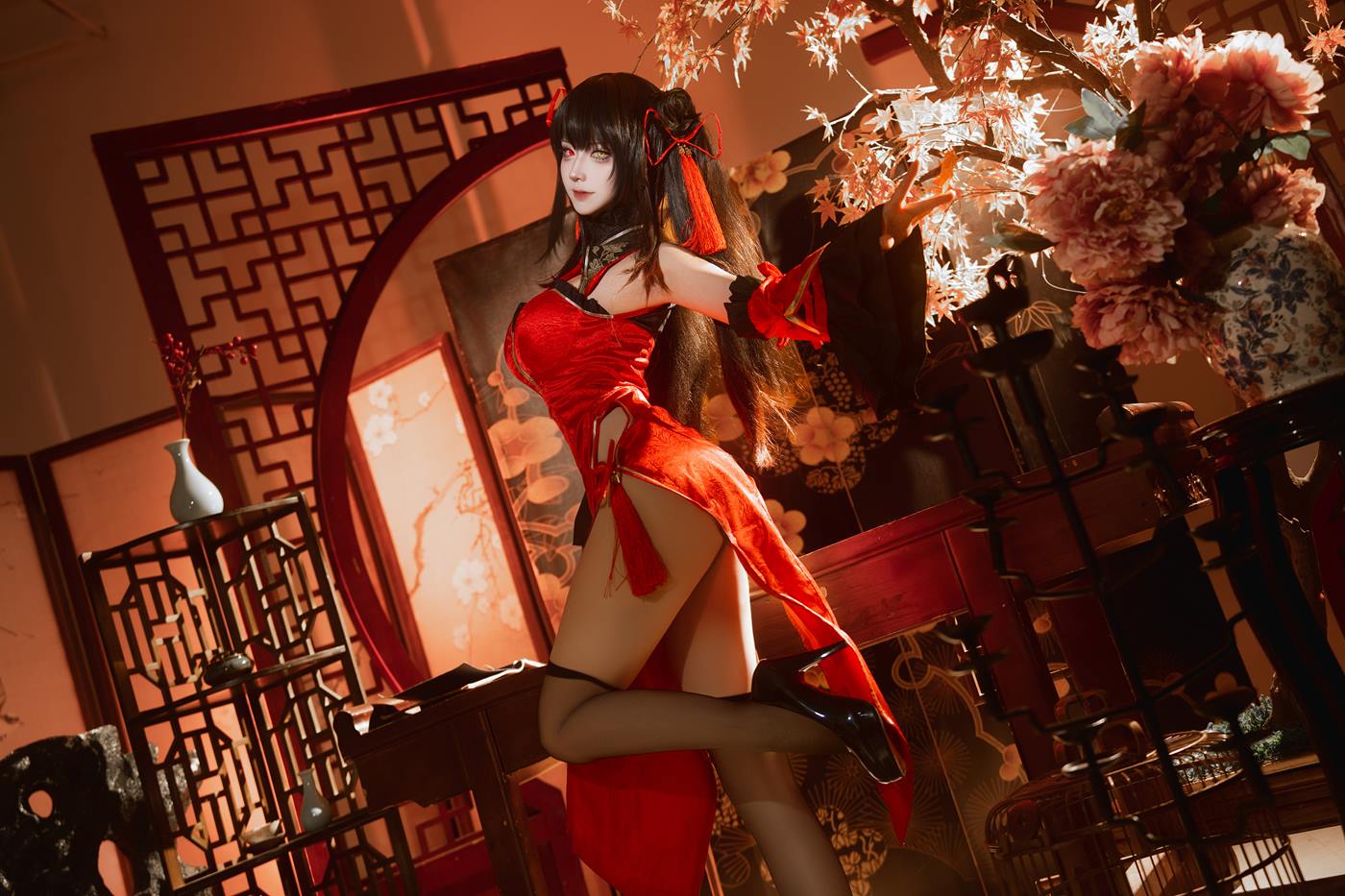 图片[2]-Seya-狮砸  – 狂三旗袍1[12P]-萌味圈