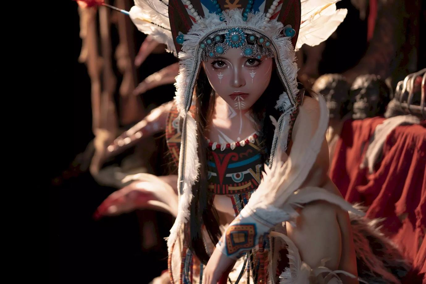 图片[33]-Bangni邦尼 – 印第安 (紫舞龙)[42P]-萌味圈