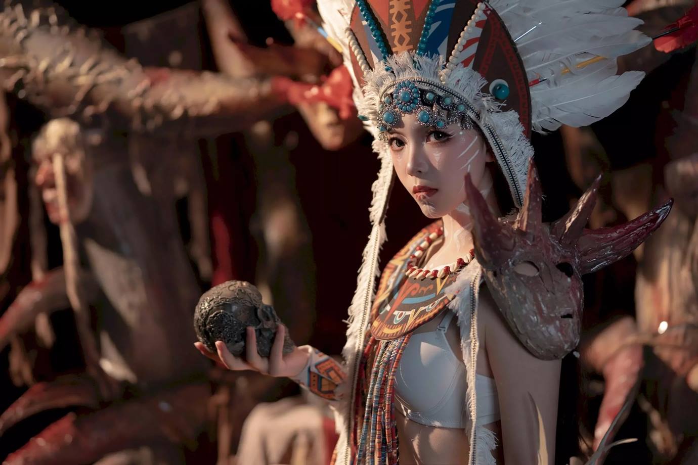 图片[34]-Bangni邦尼 – 印第安 (紫舞龙)[42P]-萌味圈