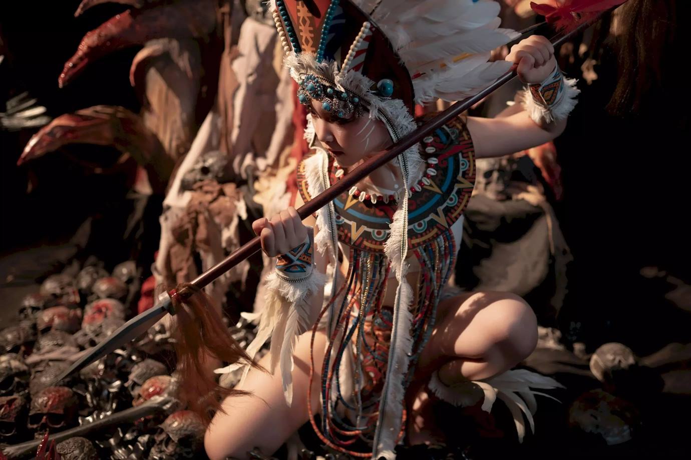 图片[38]-Bangni邦尼 – 印第安 (紫舞龙)[42P]-萌味圈