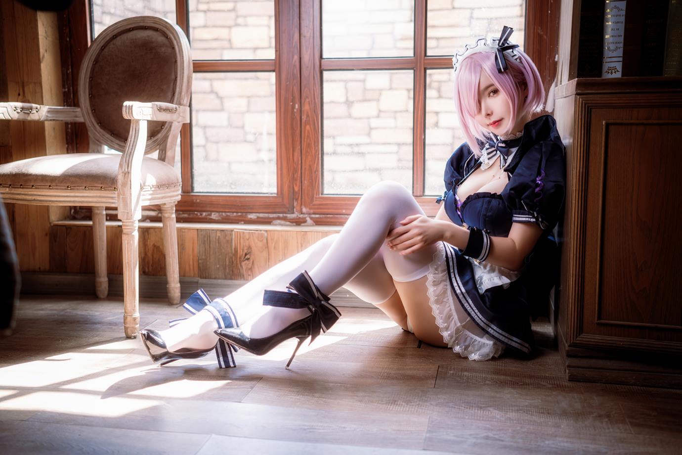 图片[2]-亚马逊鲶鱼  FGO 玛修 女仆[10P]-萌味圈