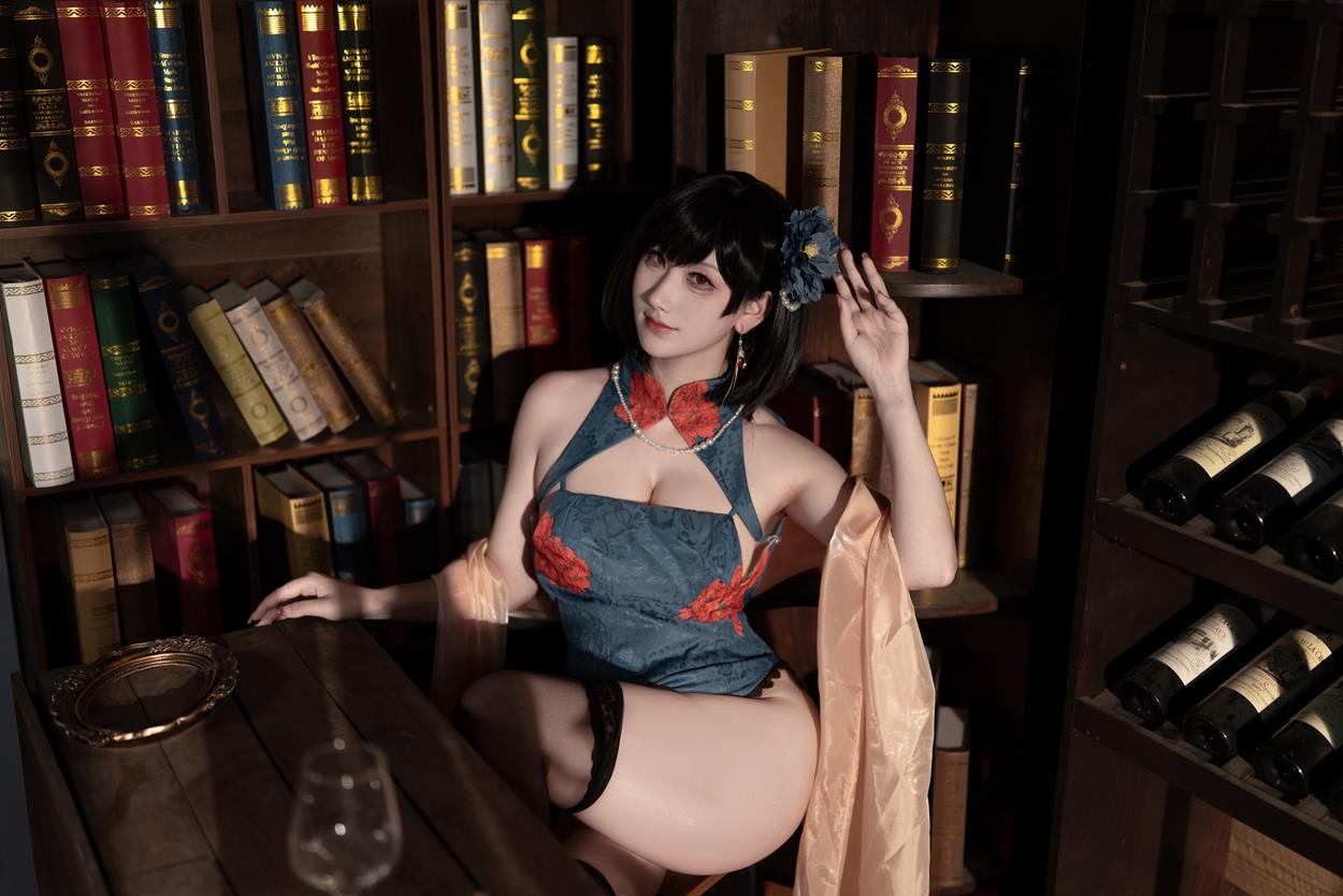 图片[2]-梓猫AzuNyan – 建武旗袍[9P]-萌味圈