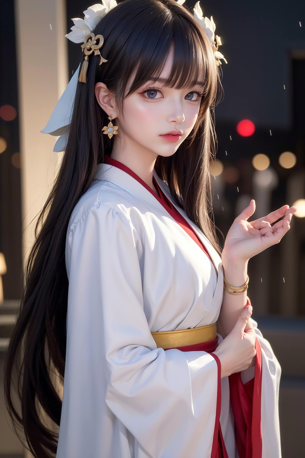 图片[2]-AI绘画 589 白衣小师妹 AI 古典 美女[147P]-萌味圈